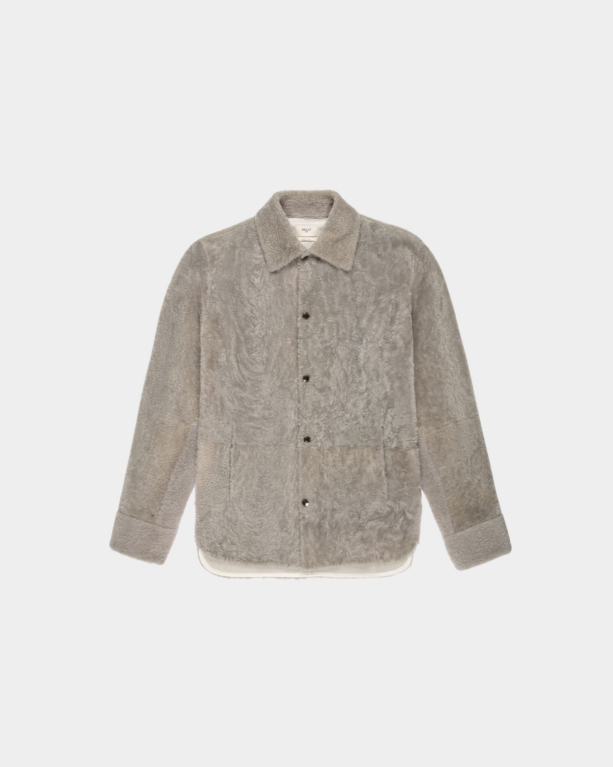 Bally Global - Sovracamicia In Shearling - Blu