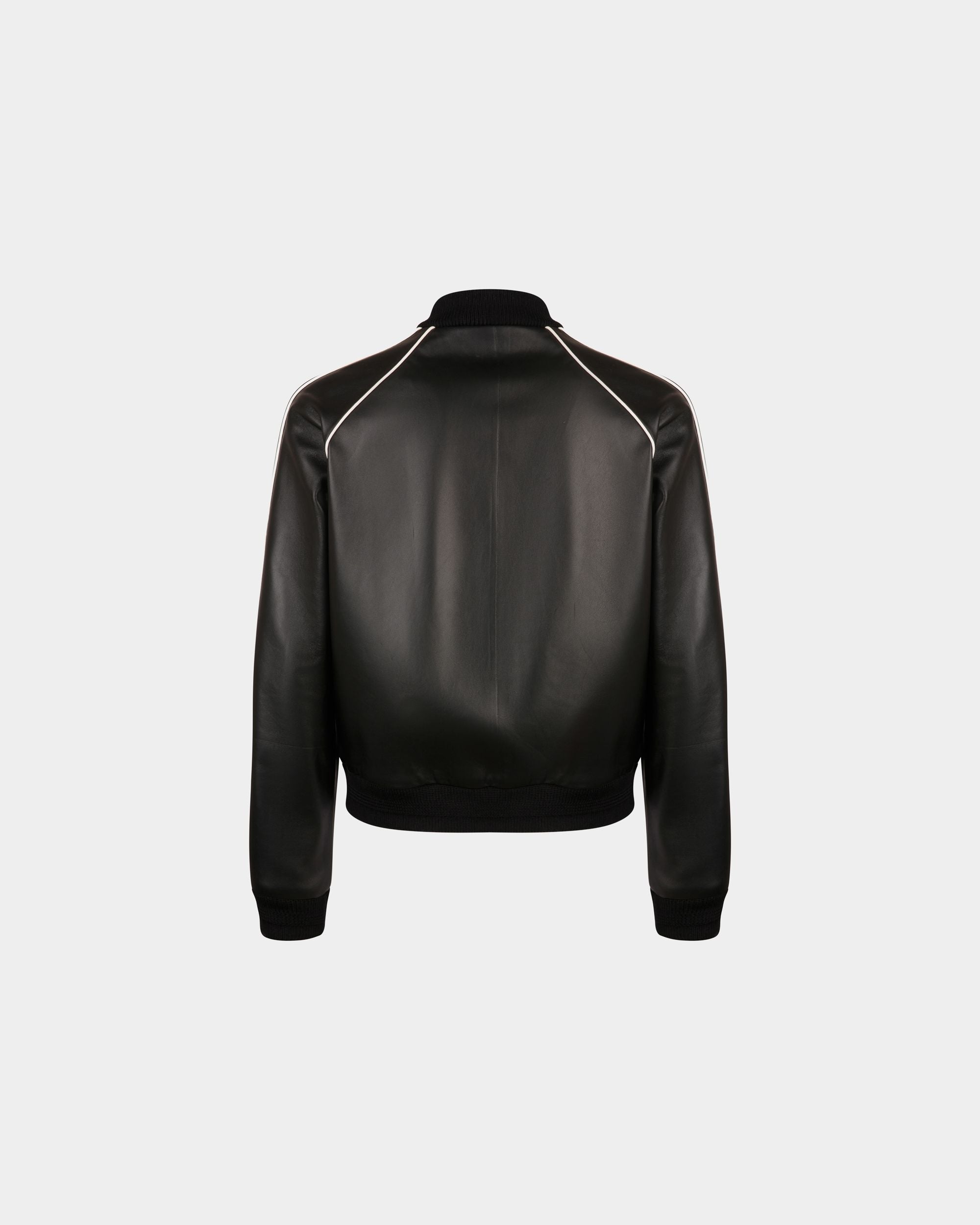 Bally Global - Bomber In Black Leather - Black