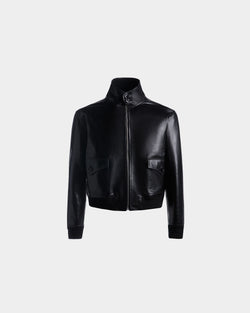 Blouson in Black Leather