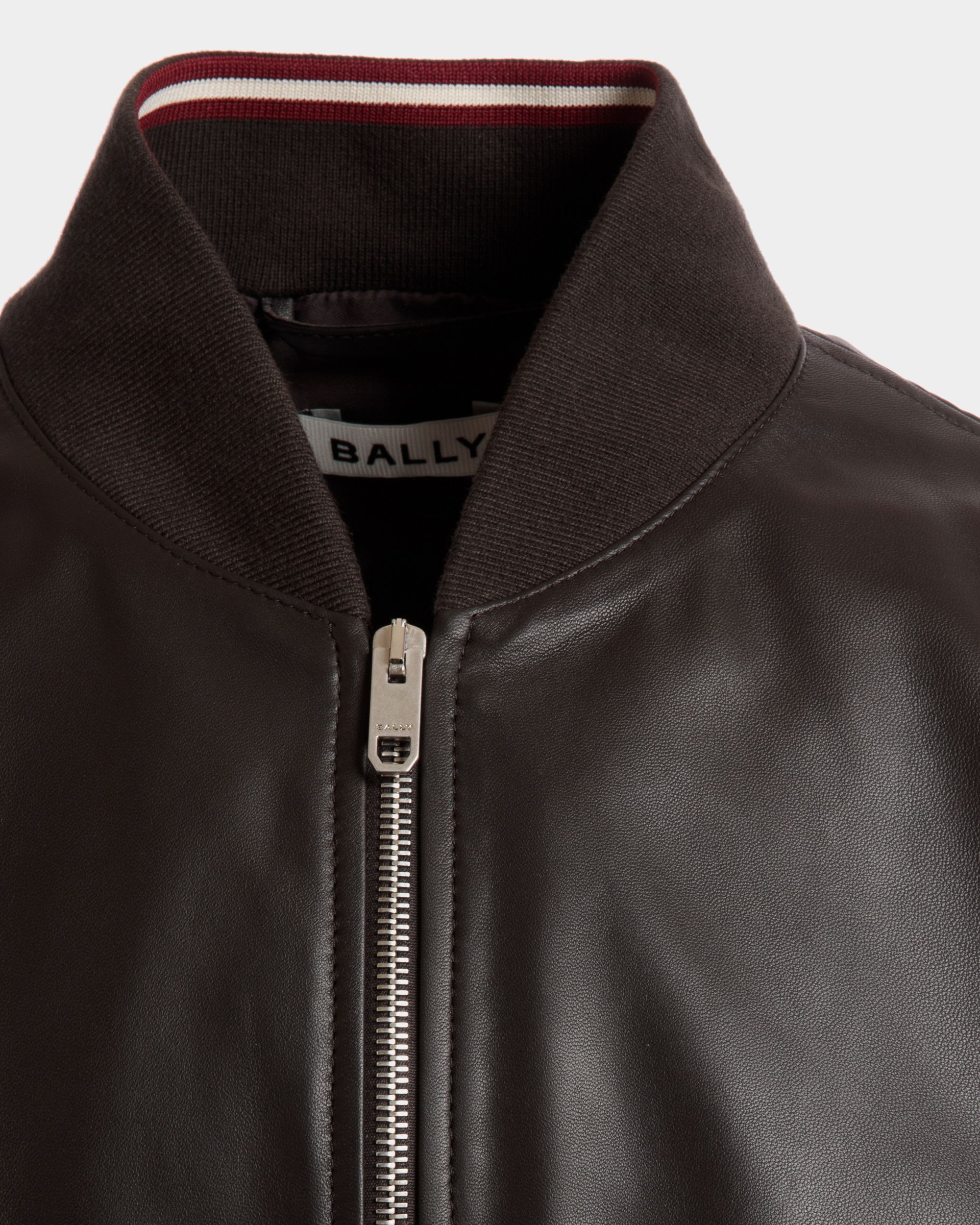 Bally Global - Bomber in Ebano Leather - Brown