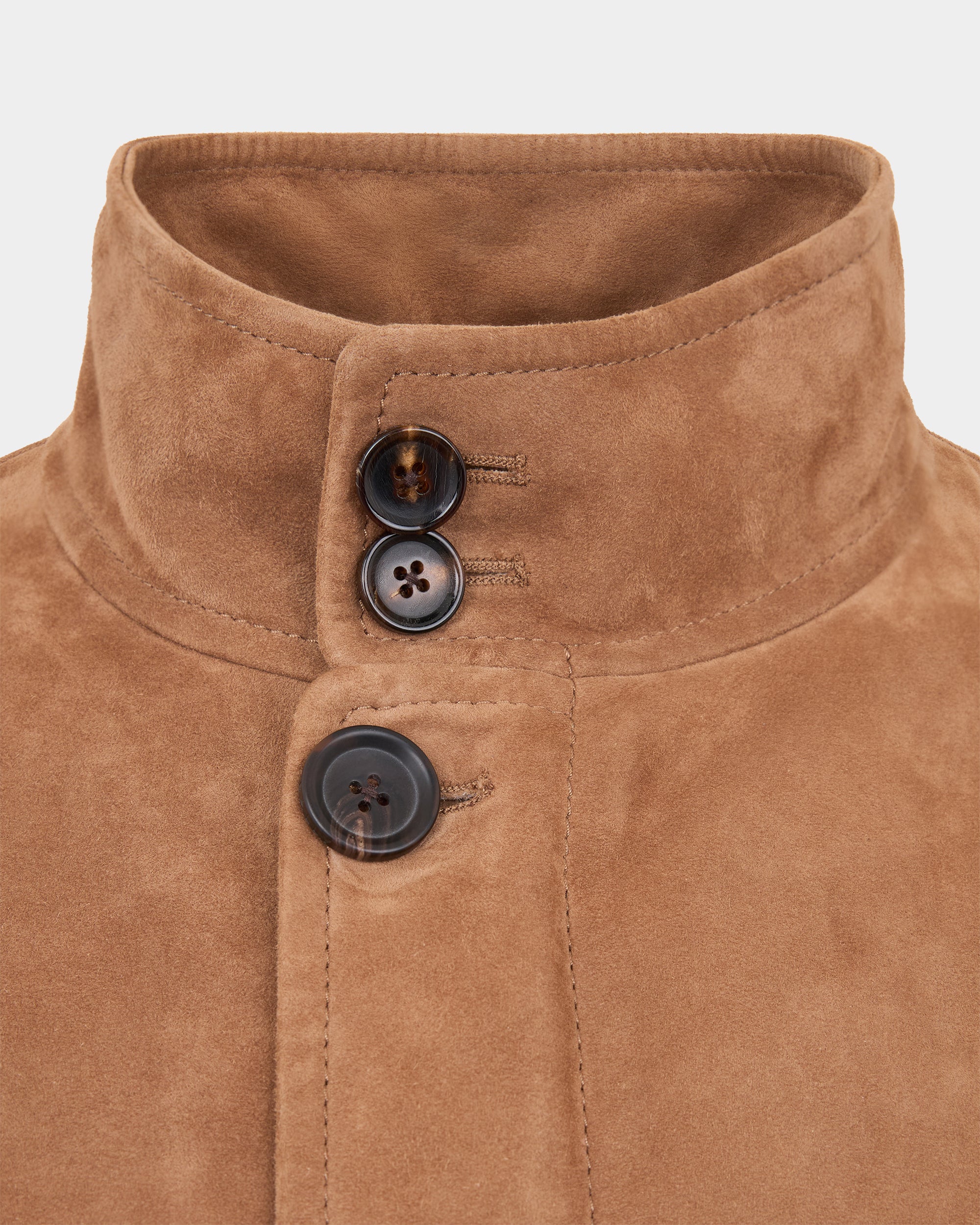 Bally Global - Harrington Jacket in Light Beige Suede - Beige