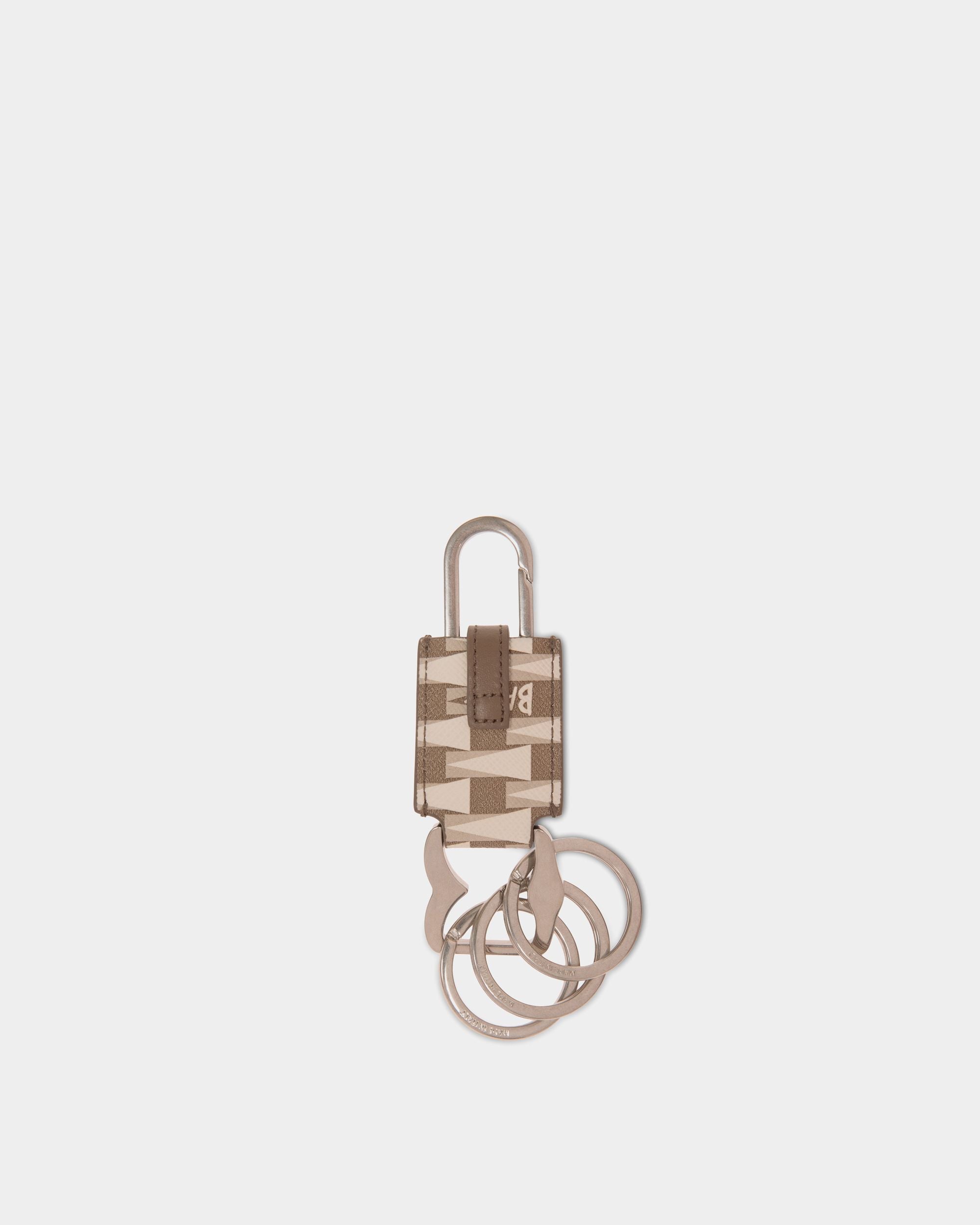 Bally Global - Pennant Key Holder In Taupe - Brown