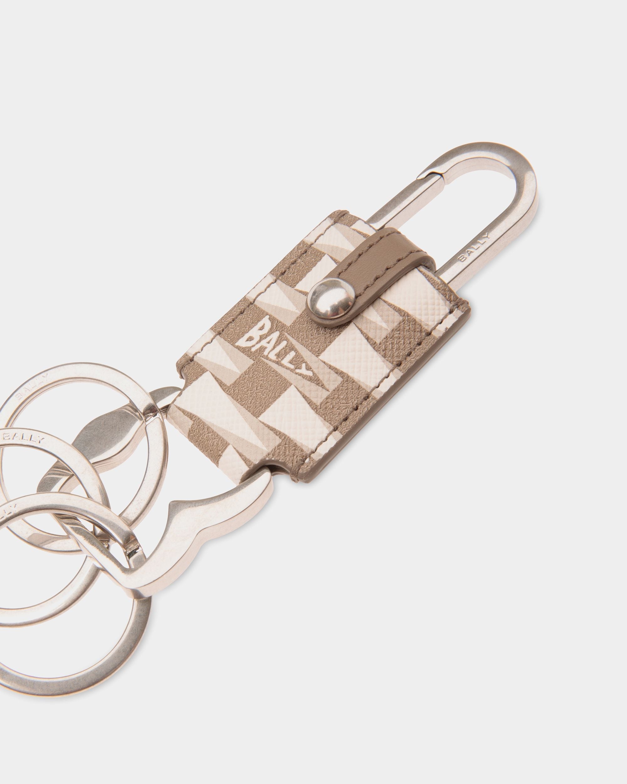 Bally Global - Pennant Key Holder In Taupe - Brown