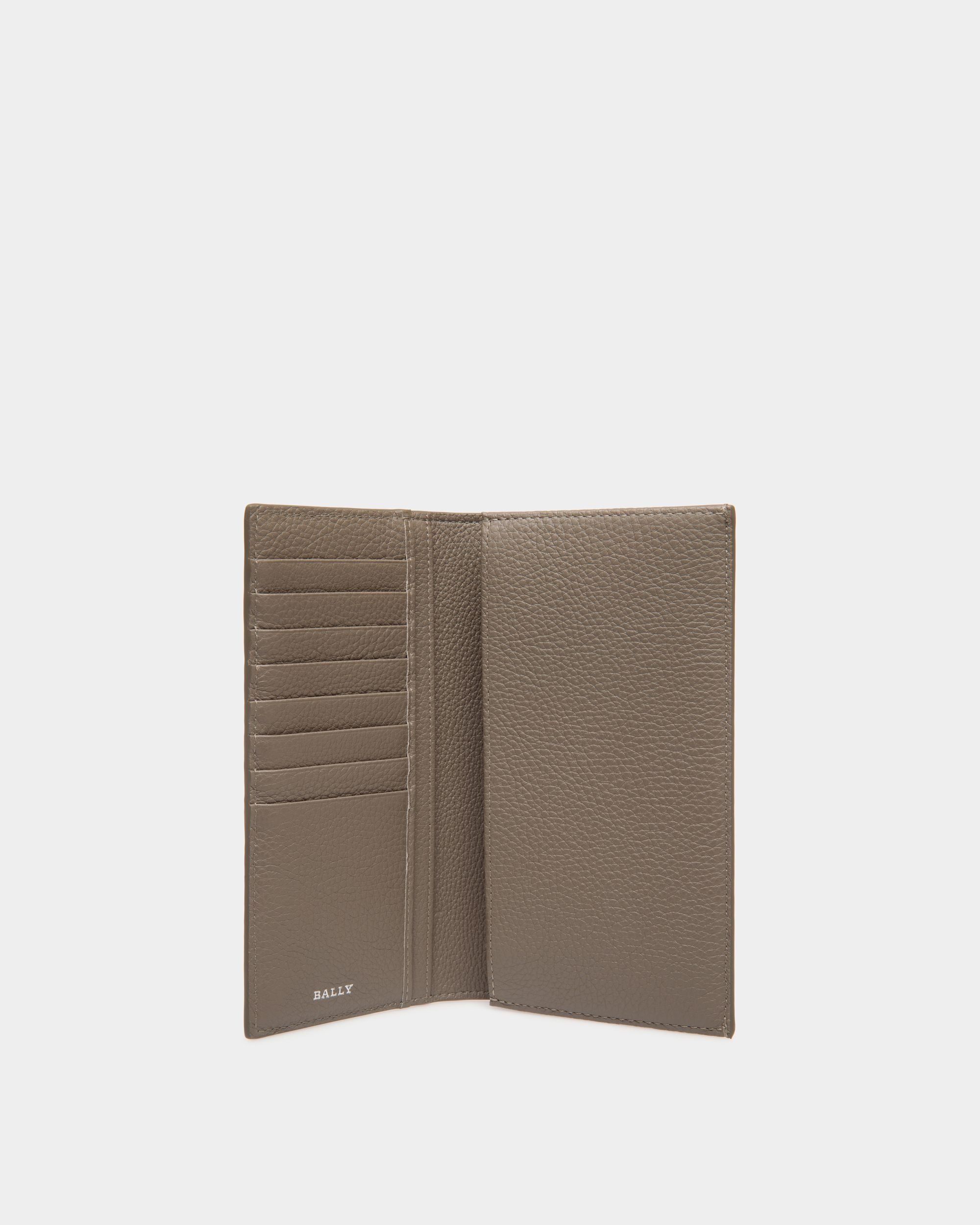 Bally Global - Cartera Continental De Piel Repujada Beige - Grey