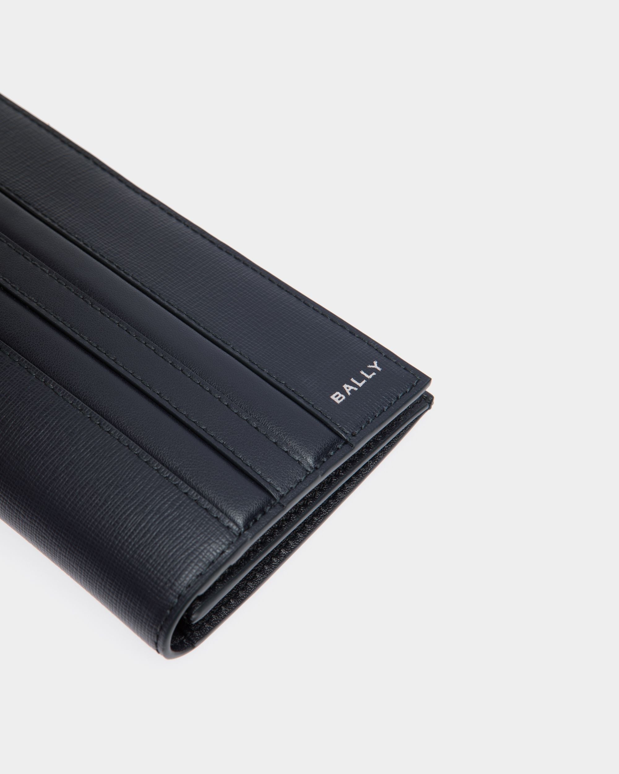 Bally Global - Cartera Continental Mythos De Piel Reciclada Navy Blue - Azul