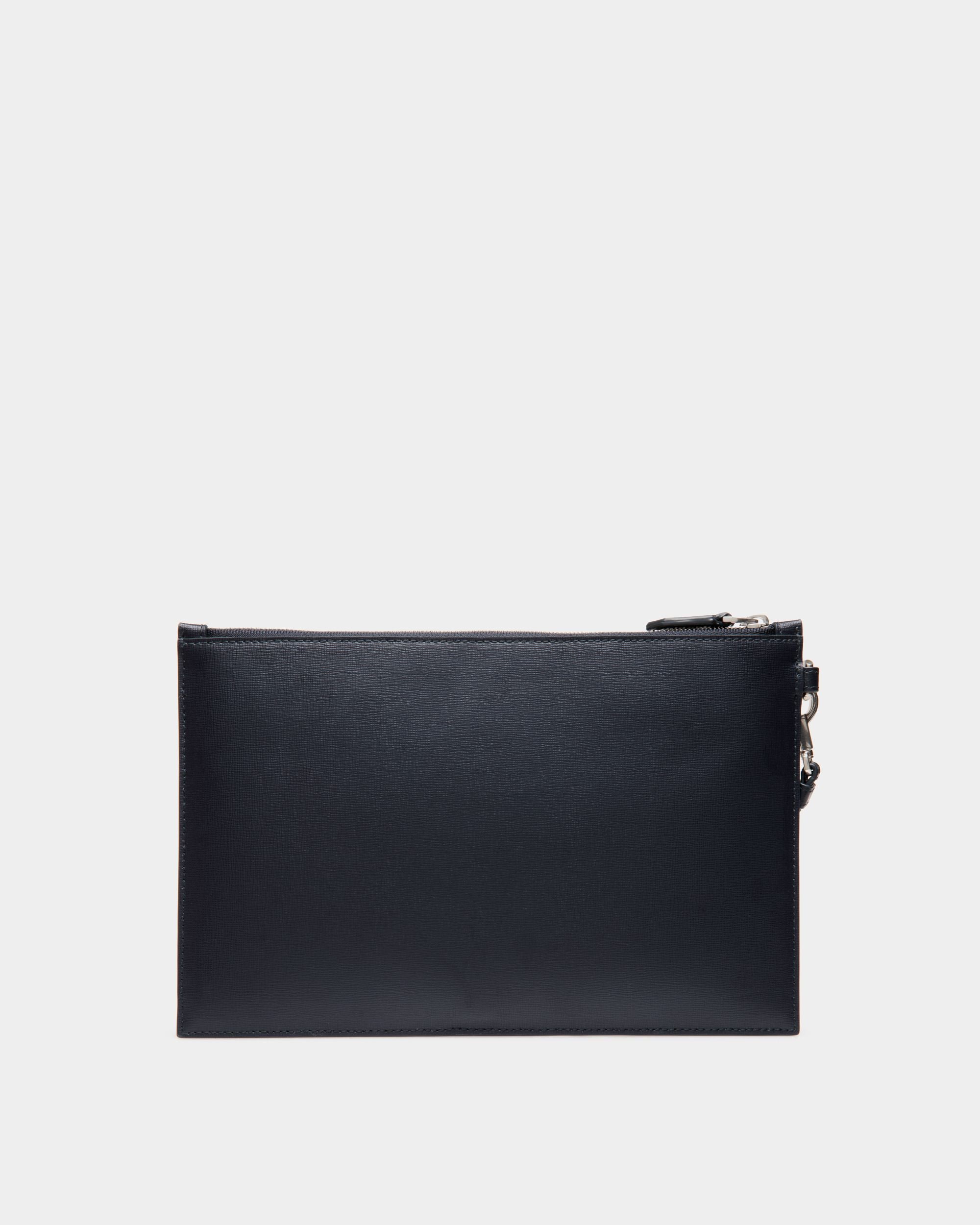 Bally Global - Pochette Mythos De Piel Reciclada Navy Blue - Azul