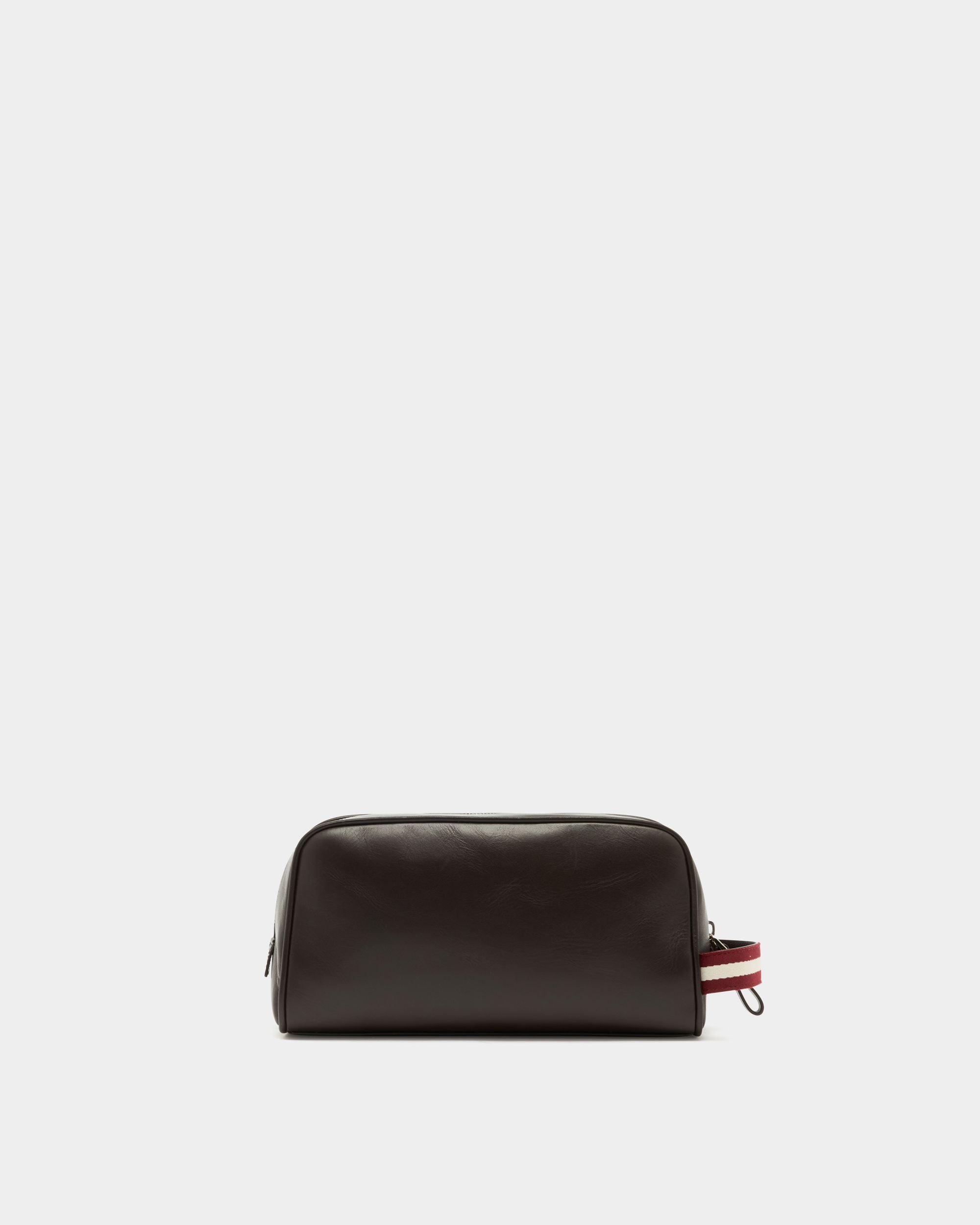 Bally Global - Nécessaire Ray En Cuir Chocolate - Marron