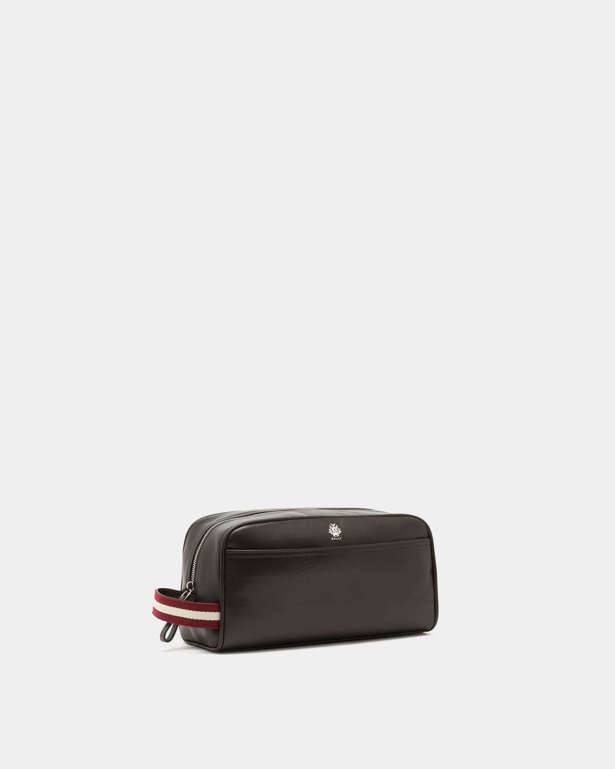 Bally Global - Nécessaire Ray En Cuir Chocolate - Marron