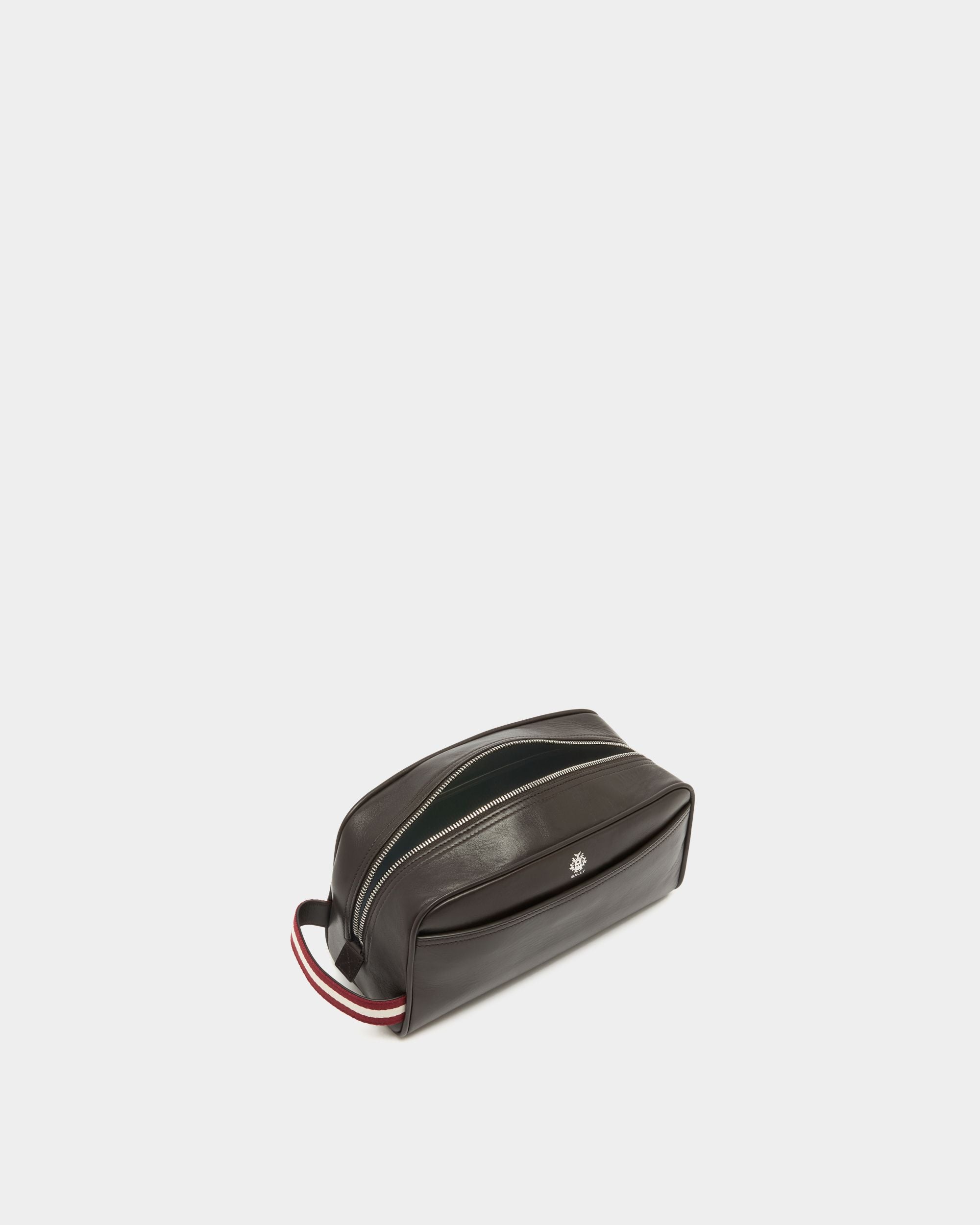 Bally Global - Nécessaire Ray En Cuir Chocolate - Marron