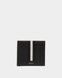 Cartera Ribbon de piel granulada negra