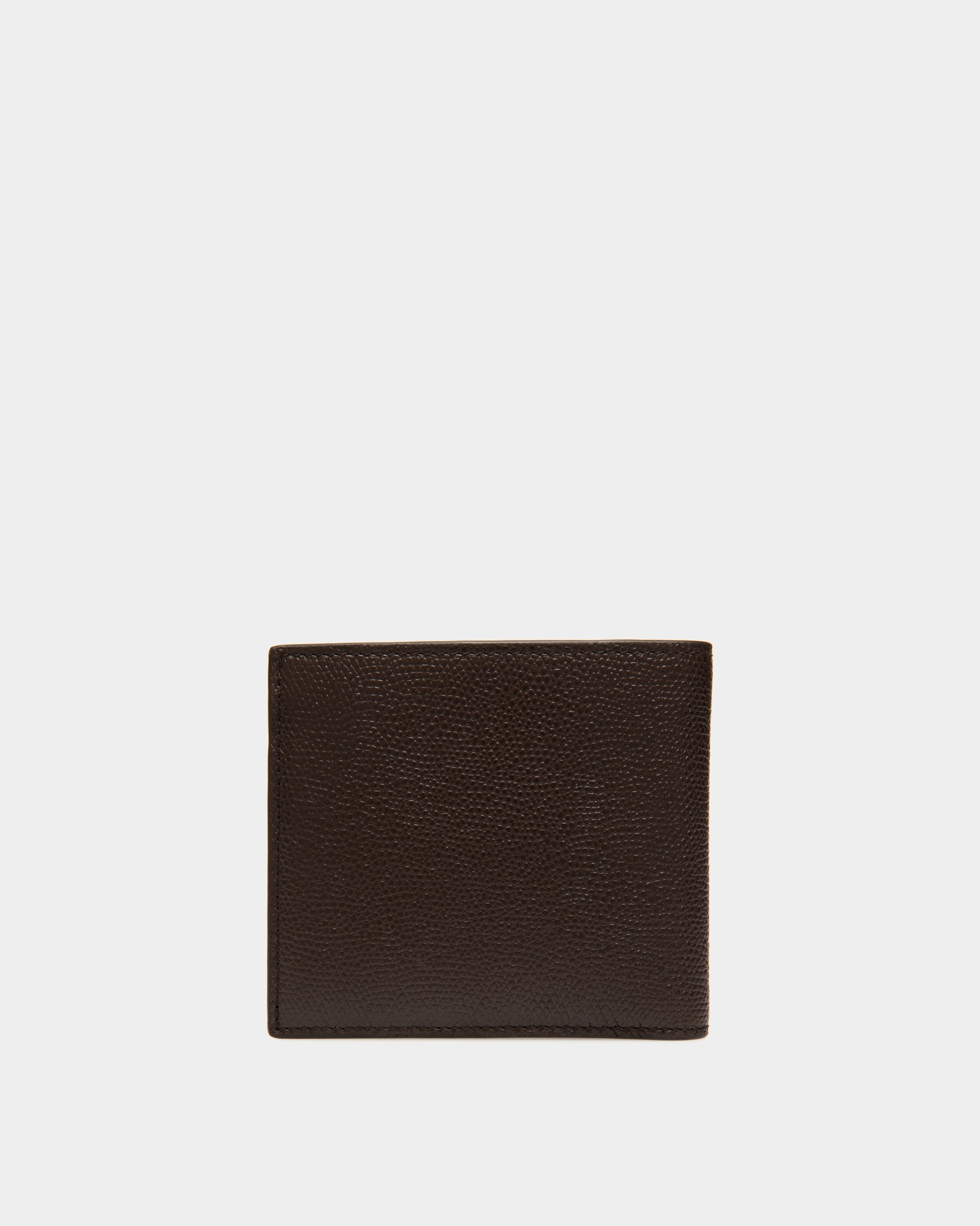 Bally Global - Cartera Plegable Flag De Piel Ébano - Marrón