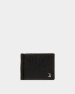 Wallet in Black Embossed Leather