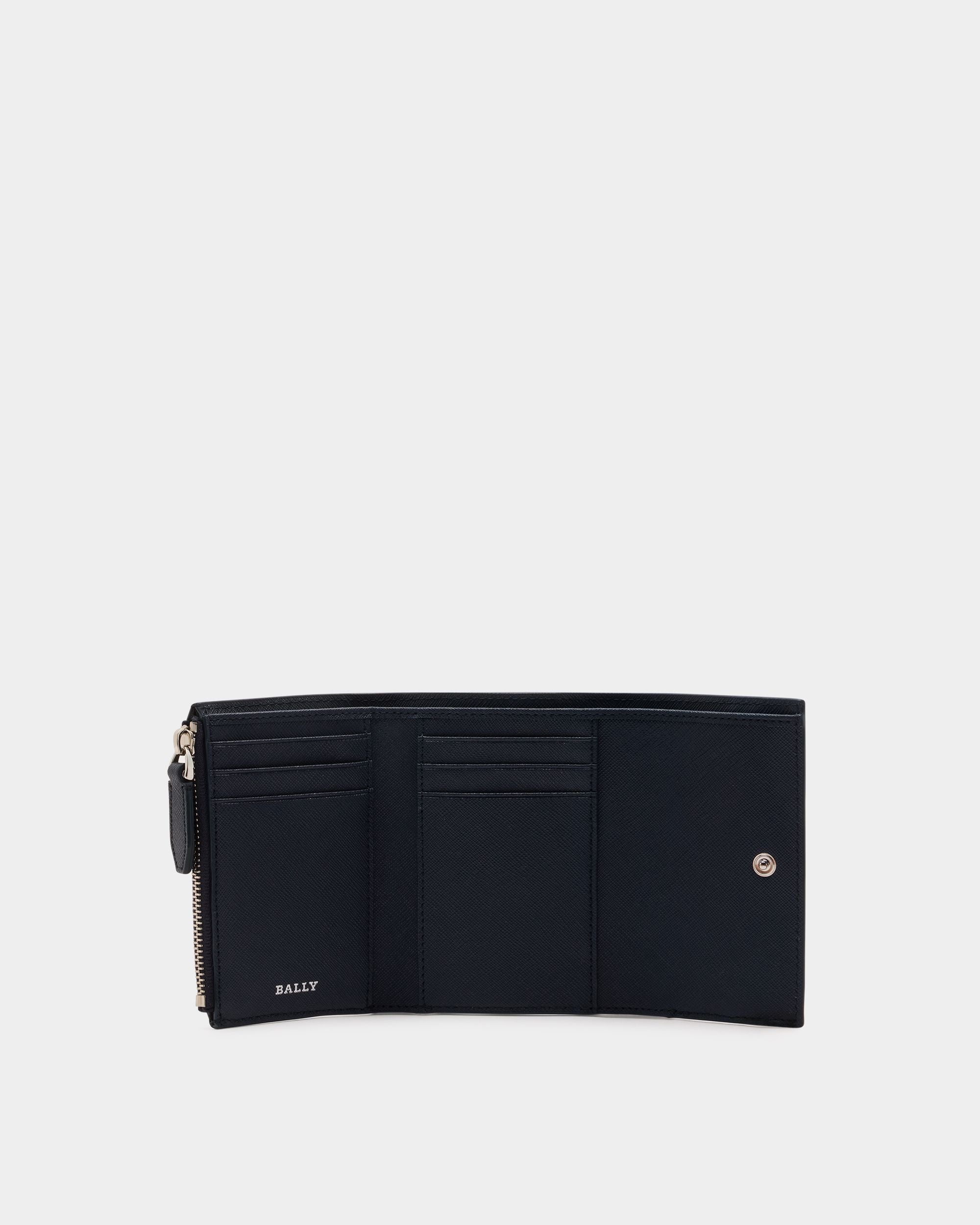 Bally Global - Wallet In Blue Leather - Blue