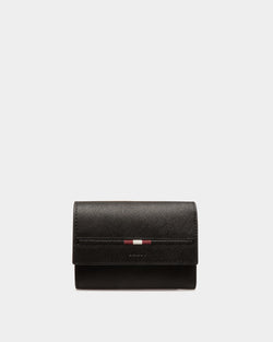 Wallet in Black Embossed Leather