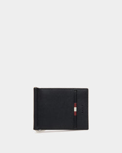 Wallet in Blue Embossed Leather