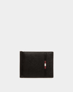Wallet in Black Embossed Leather
