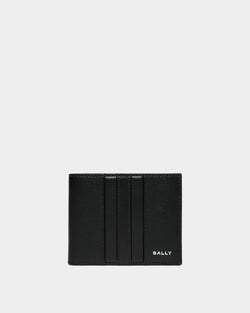 Mythos Bifold Wallet In Black Recycled Leather