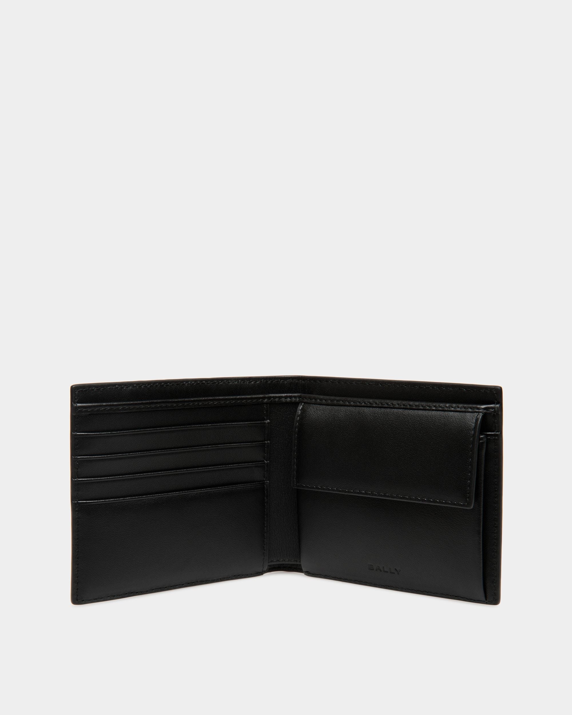 Bally Global - Portefeuille À Deux Volets Mythos En Cuir Recyclé Noir - Noir