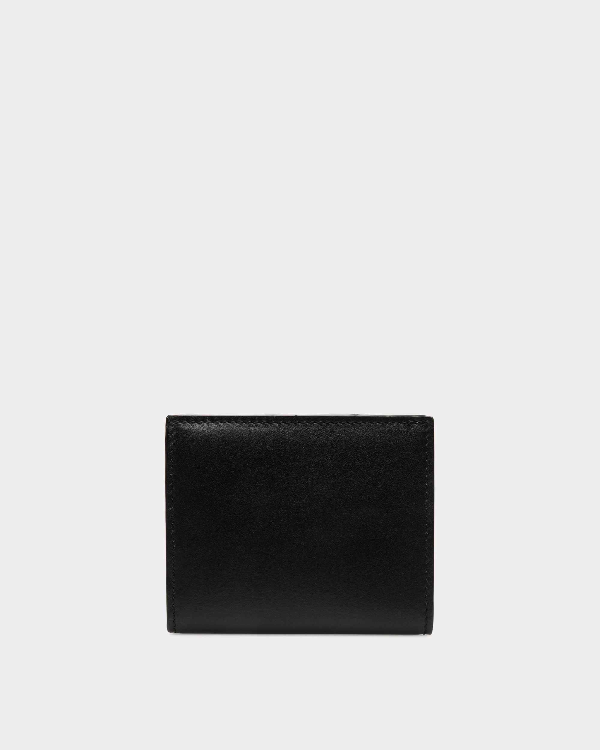 Bally Global - Cartera Plegable Deco De Piel Negra - Negro