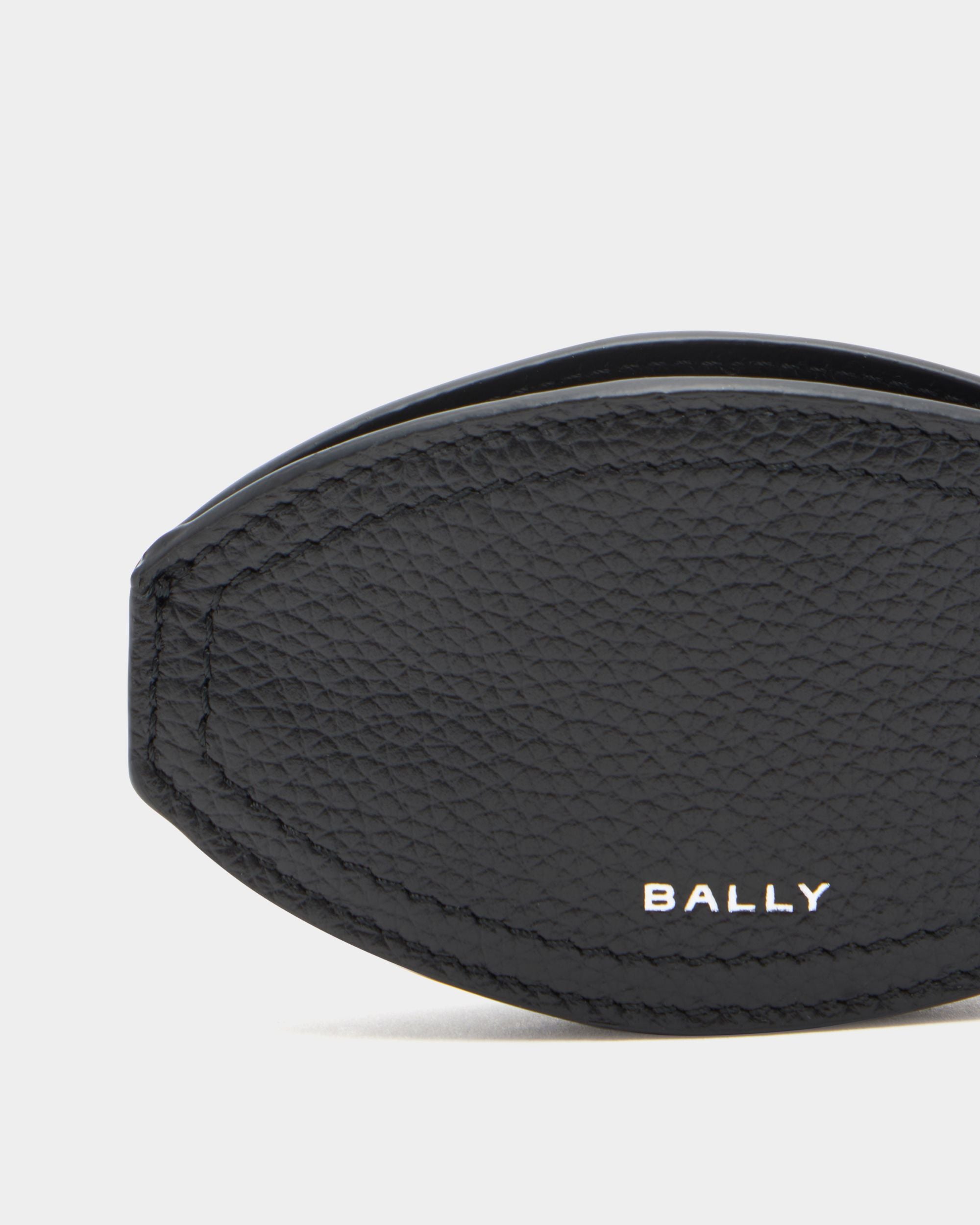Bally Global - Monedero Capitol De Piel Granulada Negra - Negro