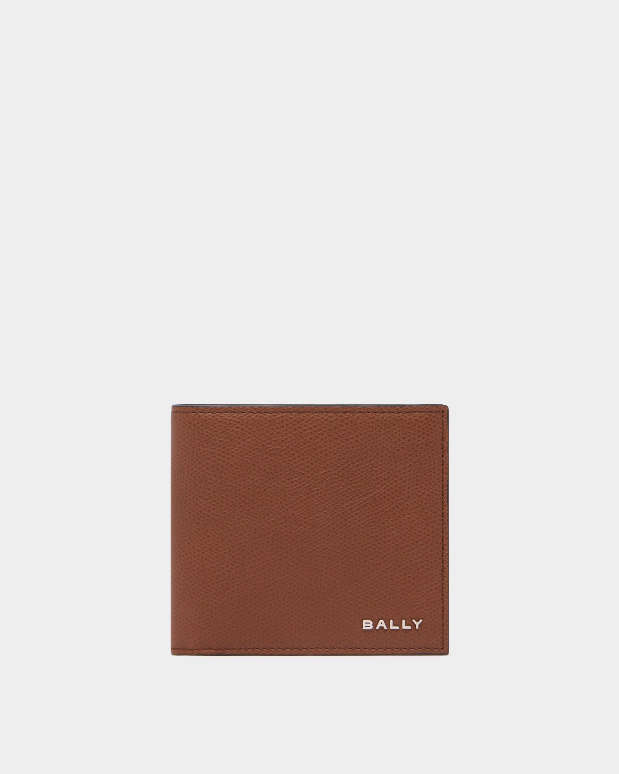 Bally Global - Bally Essential Wallet in Amber Brown Grained Leather - Brown