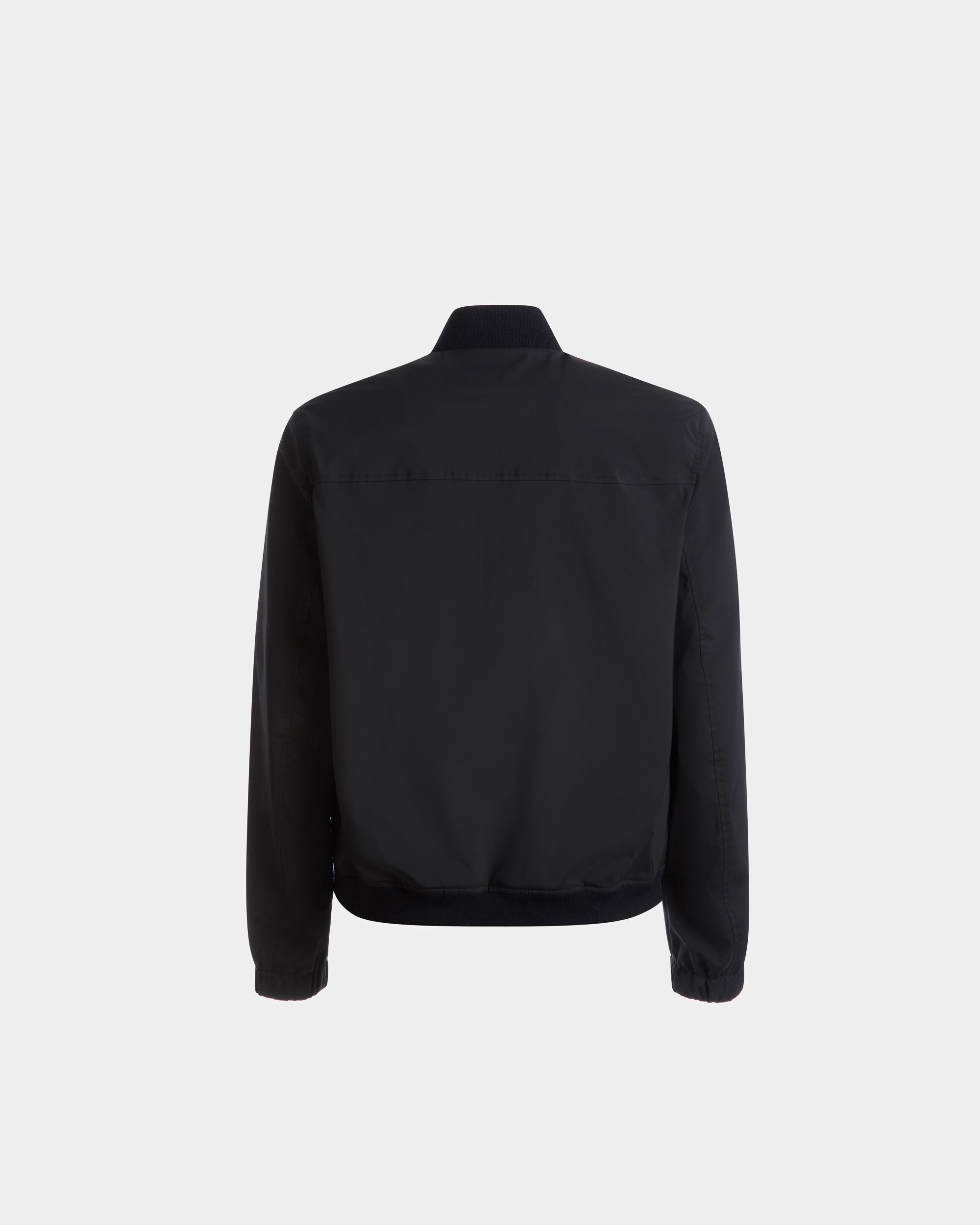 Bally Global - Bómber De Tela Color Tinta - Azul