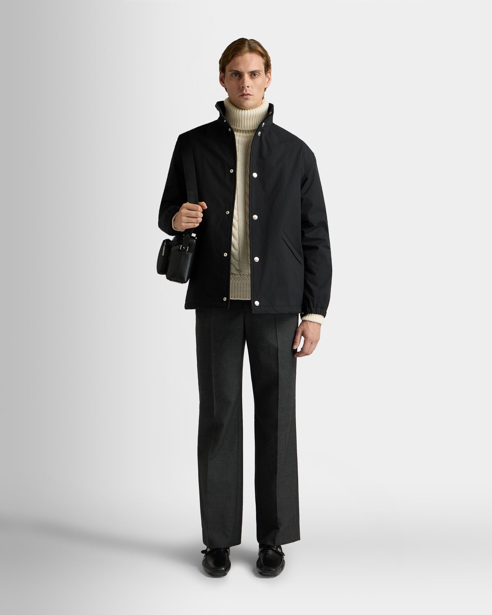 Bally Global - Jacket in Black Nylon - Black