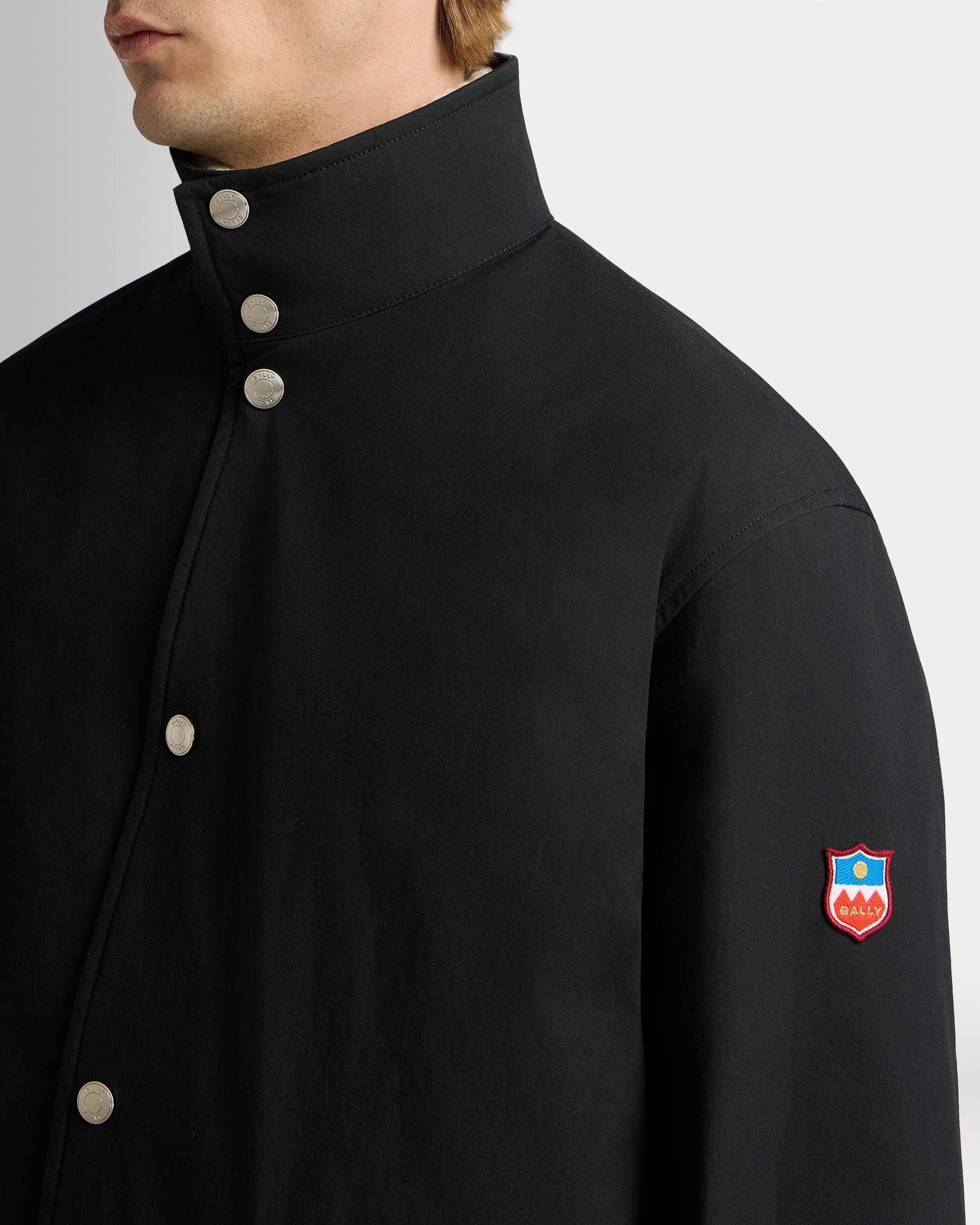 Bally Global - Jacket in Black Nylon - Black