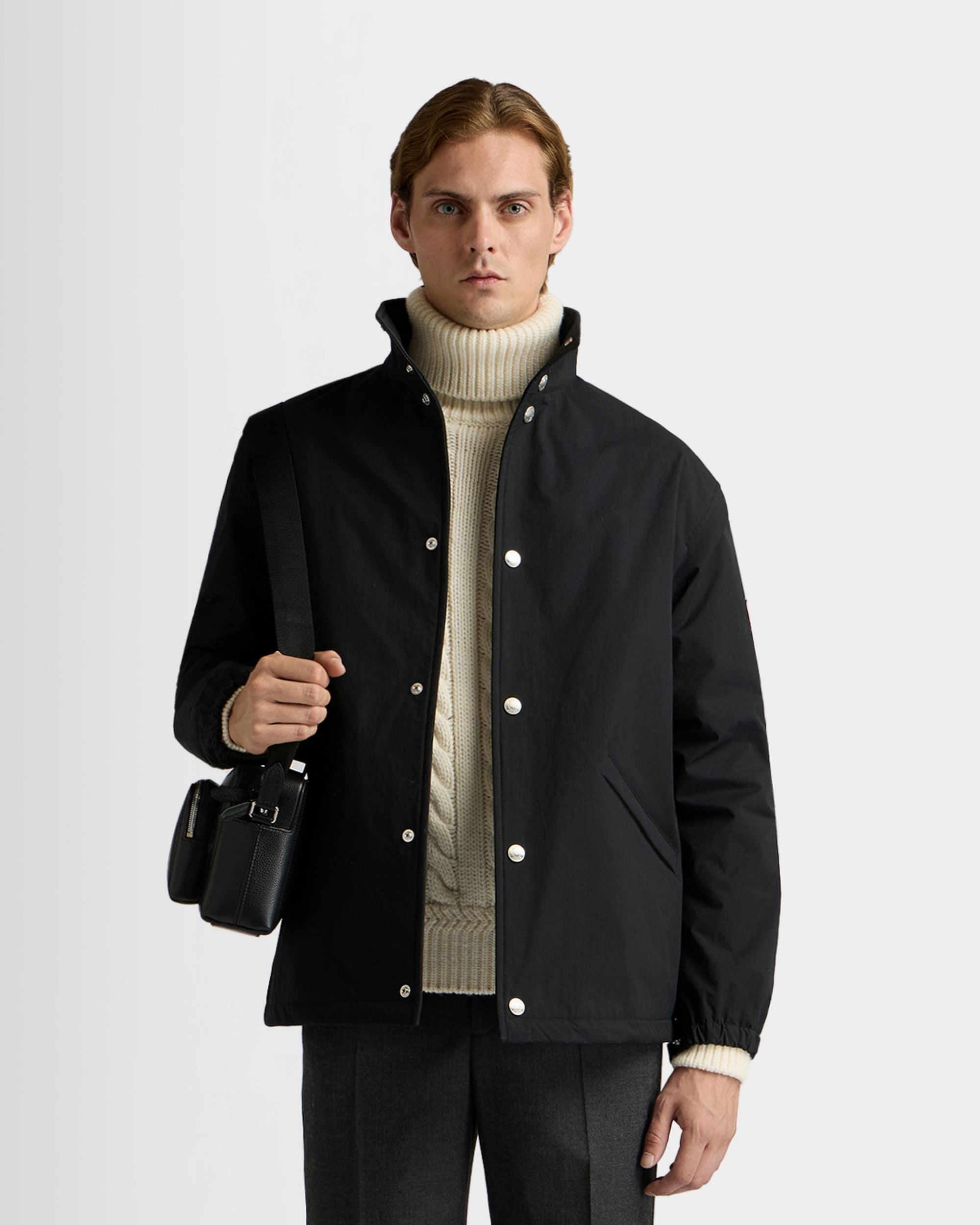 Bally Global - Jacket in Black Nylon - Black