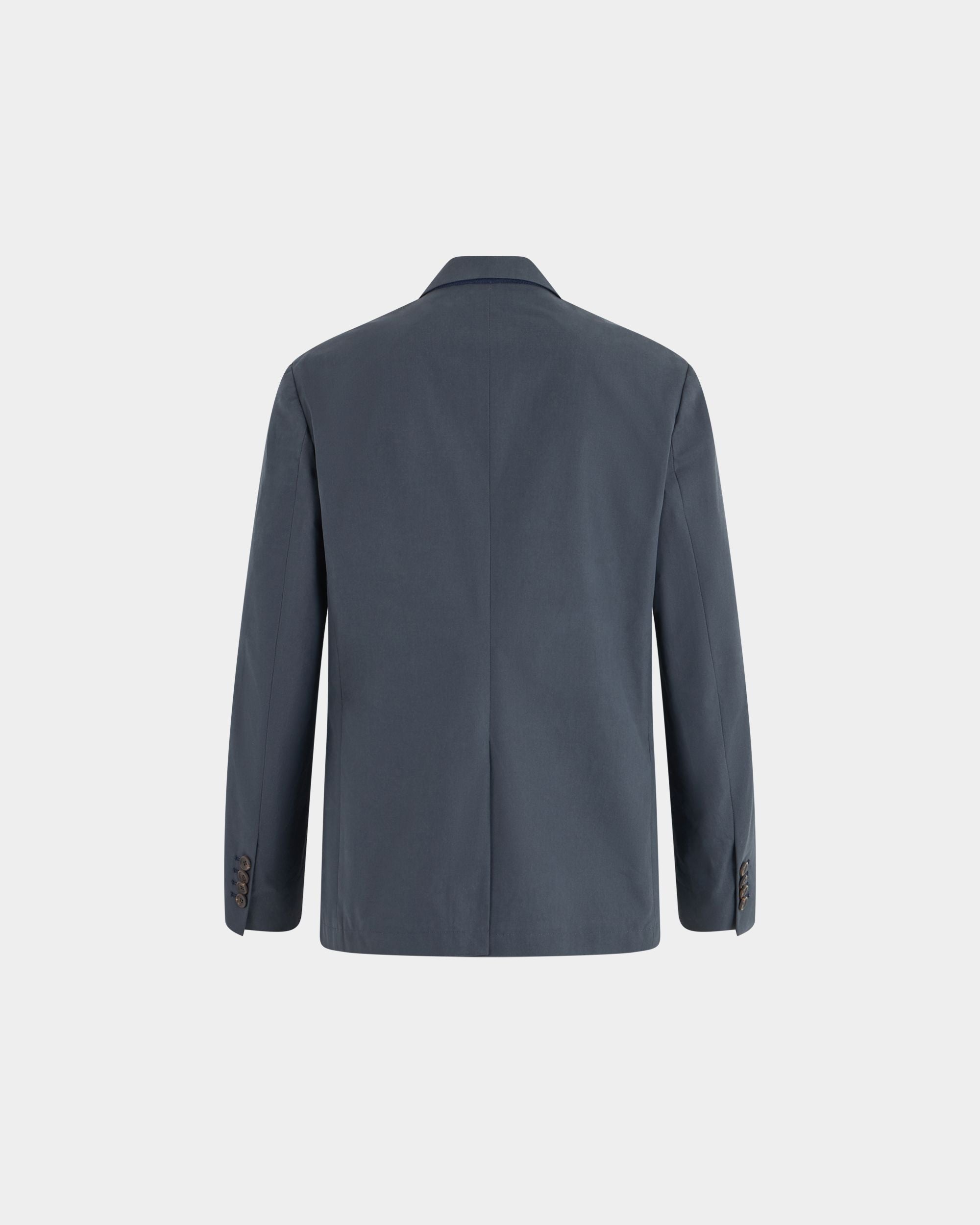 Bally Global - Blazer in Navy Blue Cotton - Blue
