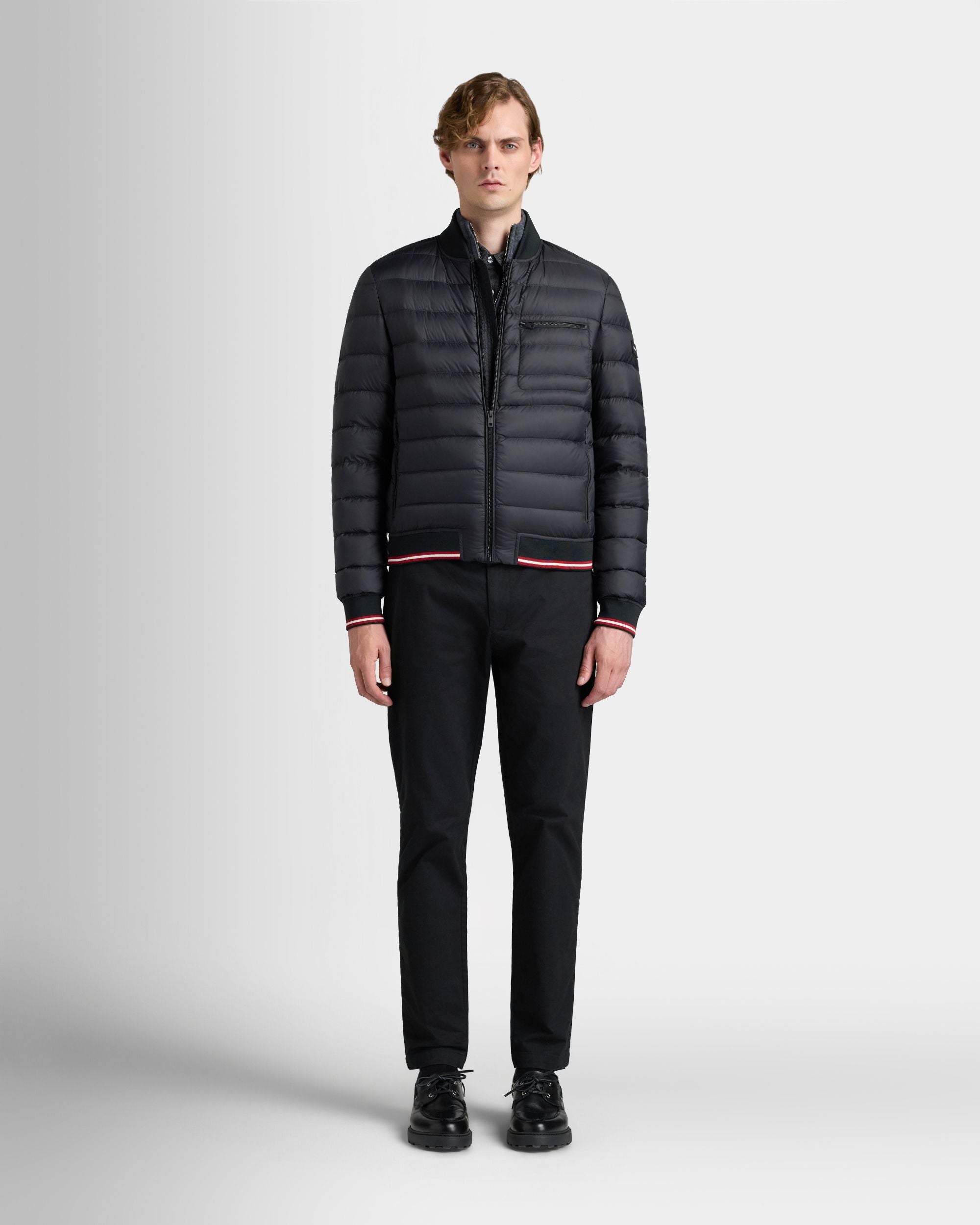 Bally Global - Light Puffer Jacket in Black Nylon - Black