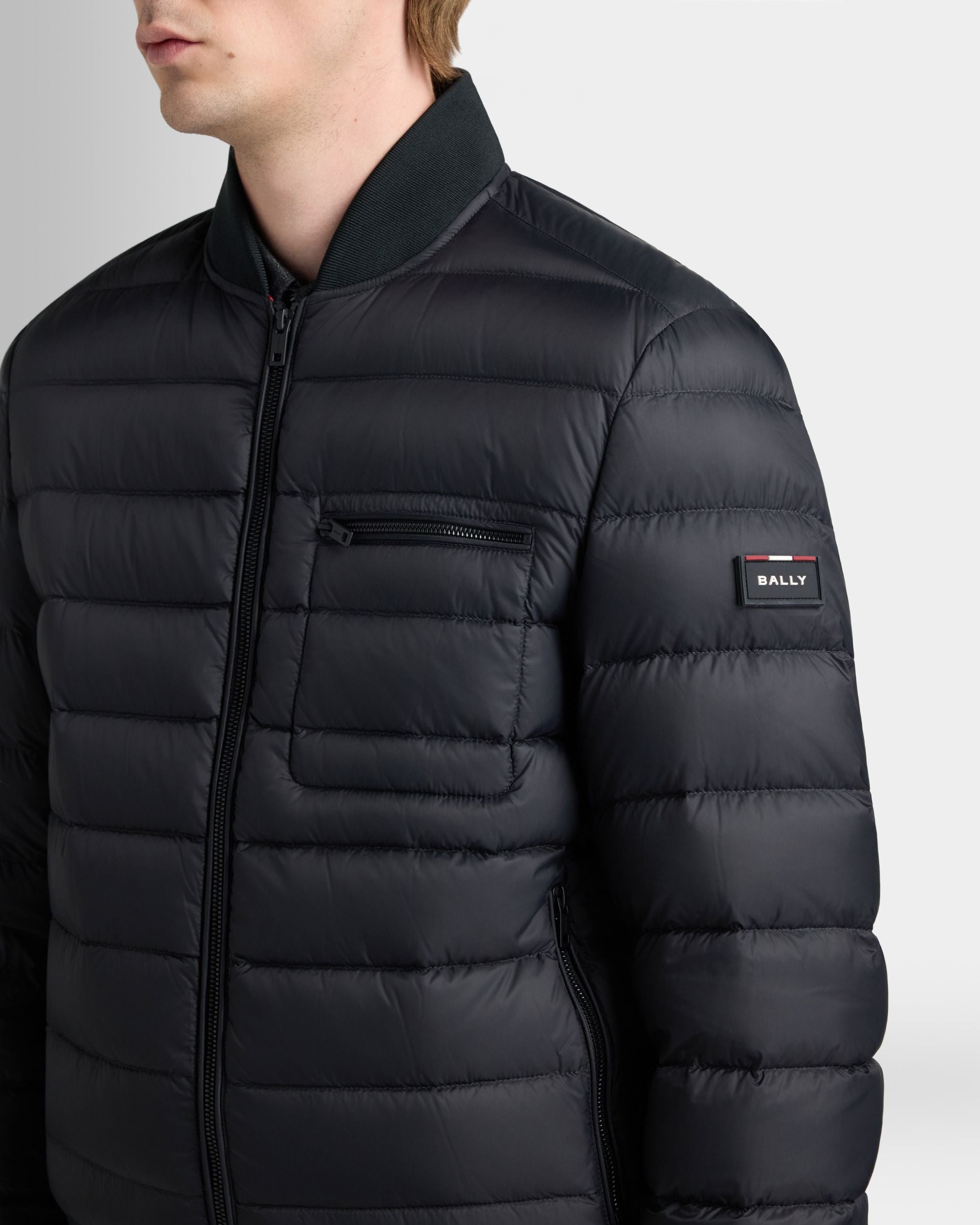 Bally Global - Light Puffer Jacket in Black Nylon - Black