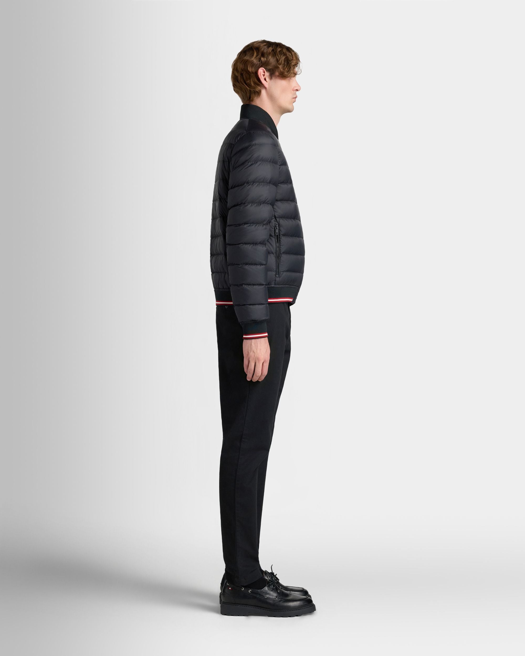 Bally Global - Light Puffer Jacket in Black Nylon - Black