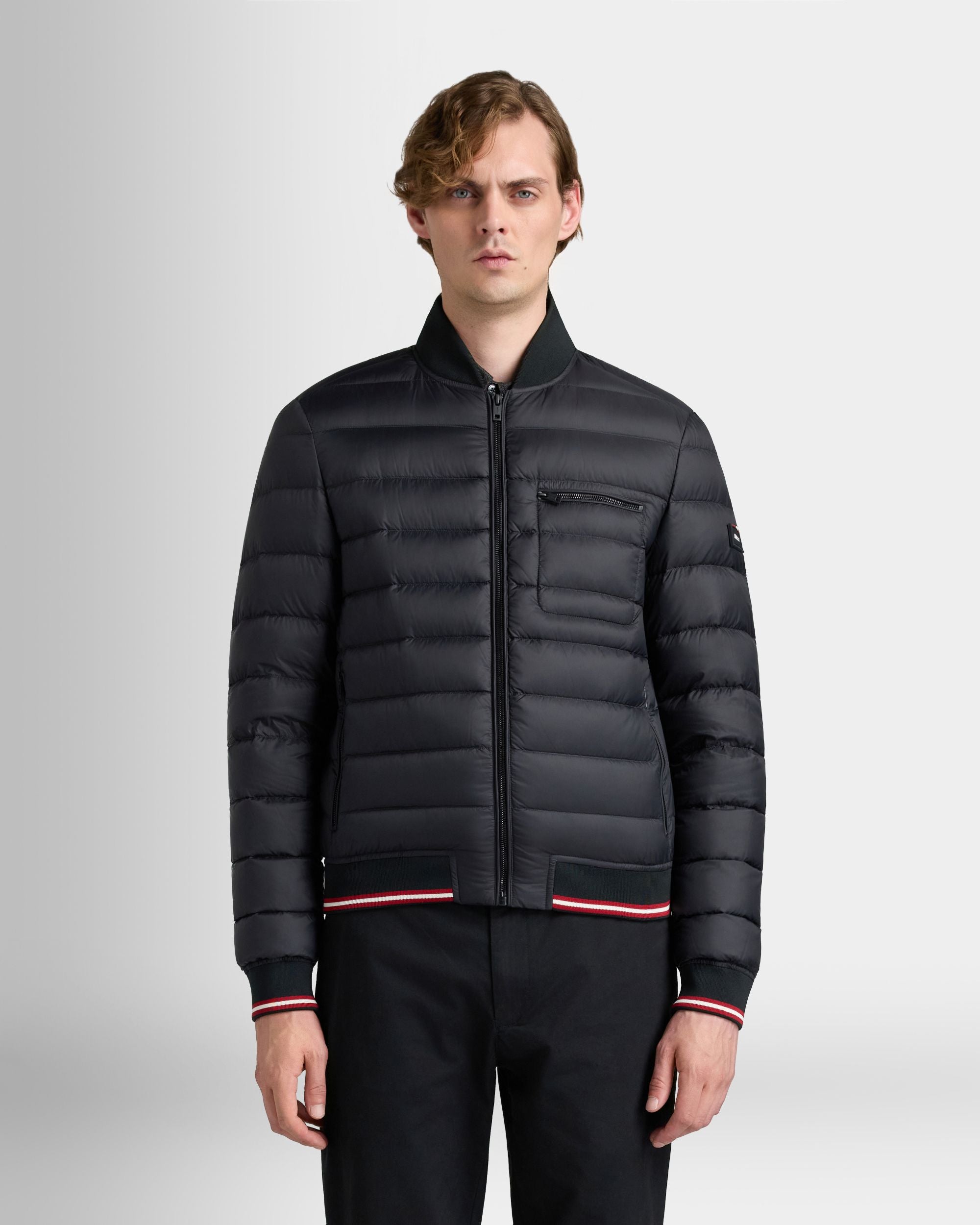 Bally Global - Light Puffer Jacket in Black Nylon - Black
