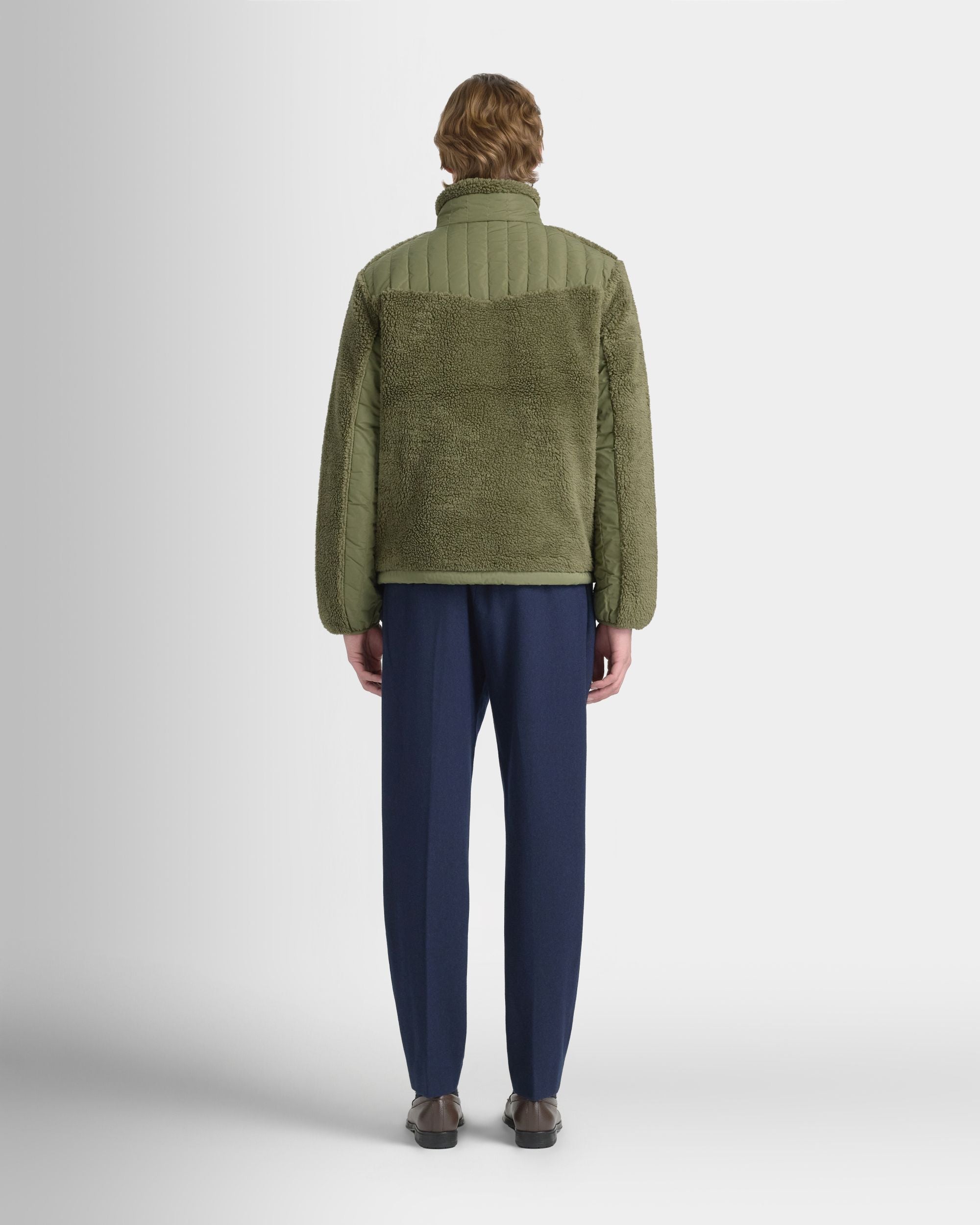 Bally Global - Fleece Jacket in Military Green Polyester - Green