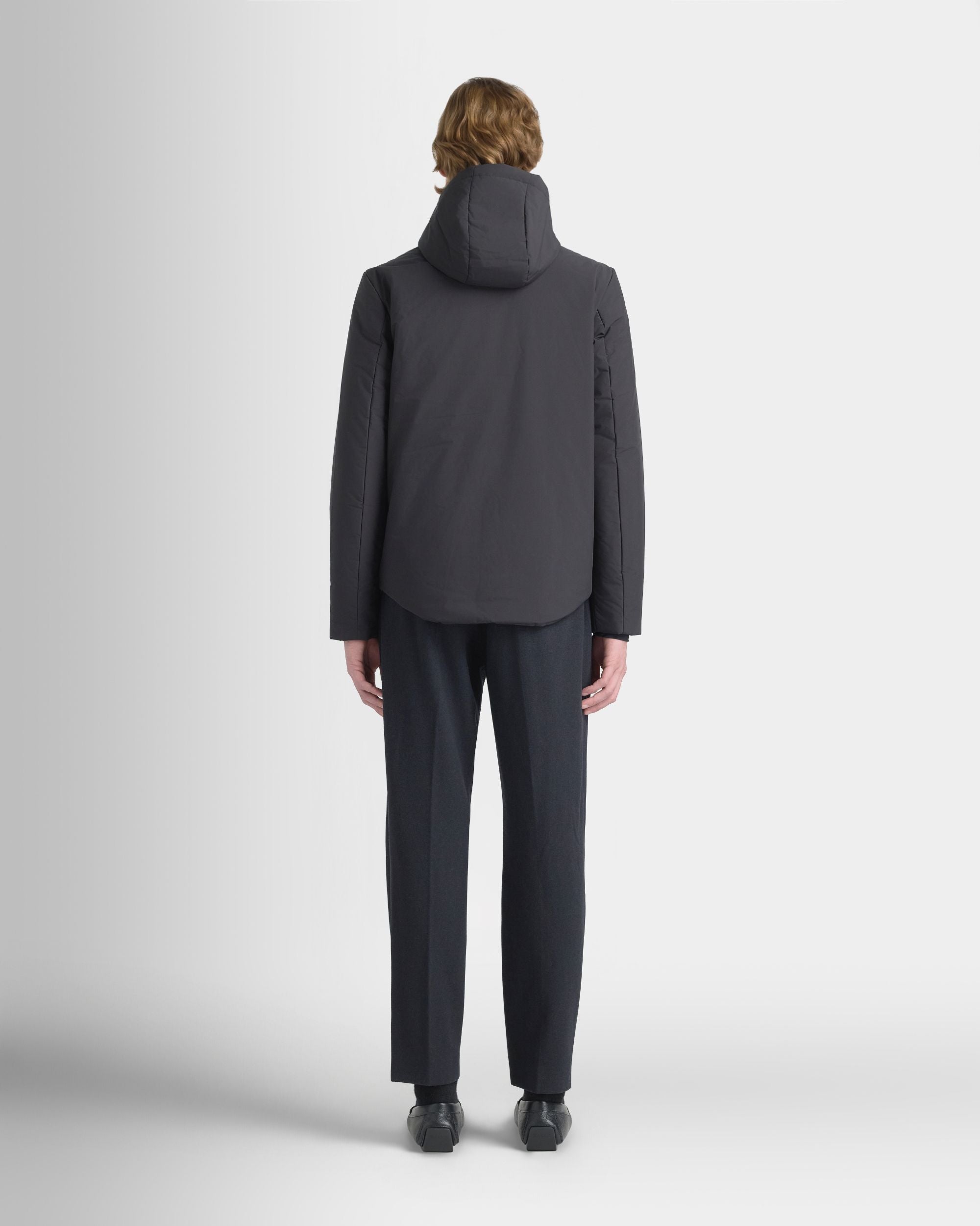 Bally Global - Padded Windbreaker in Black Recycled Polyester - Black