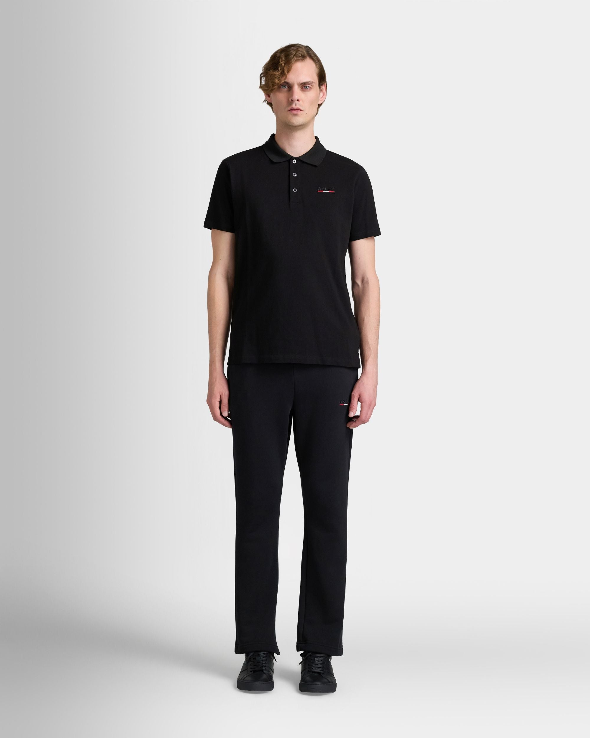 Bally Global - Polo Shirt in Black Cotton - Black
