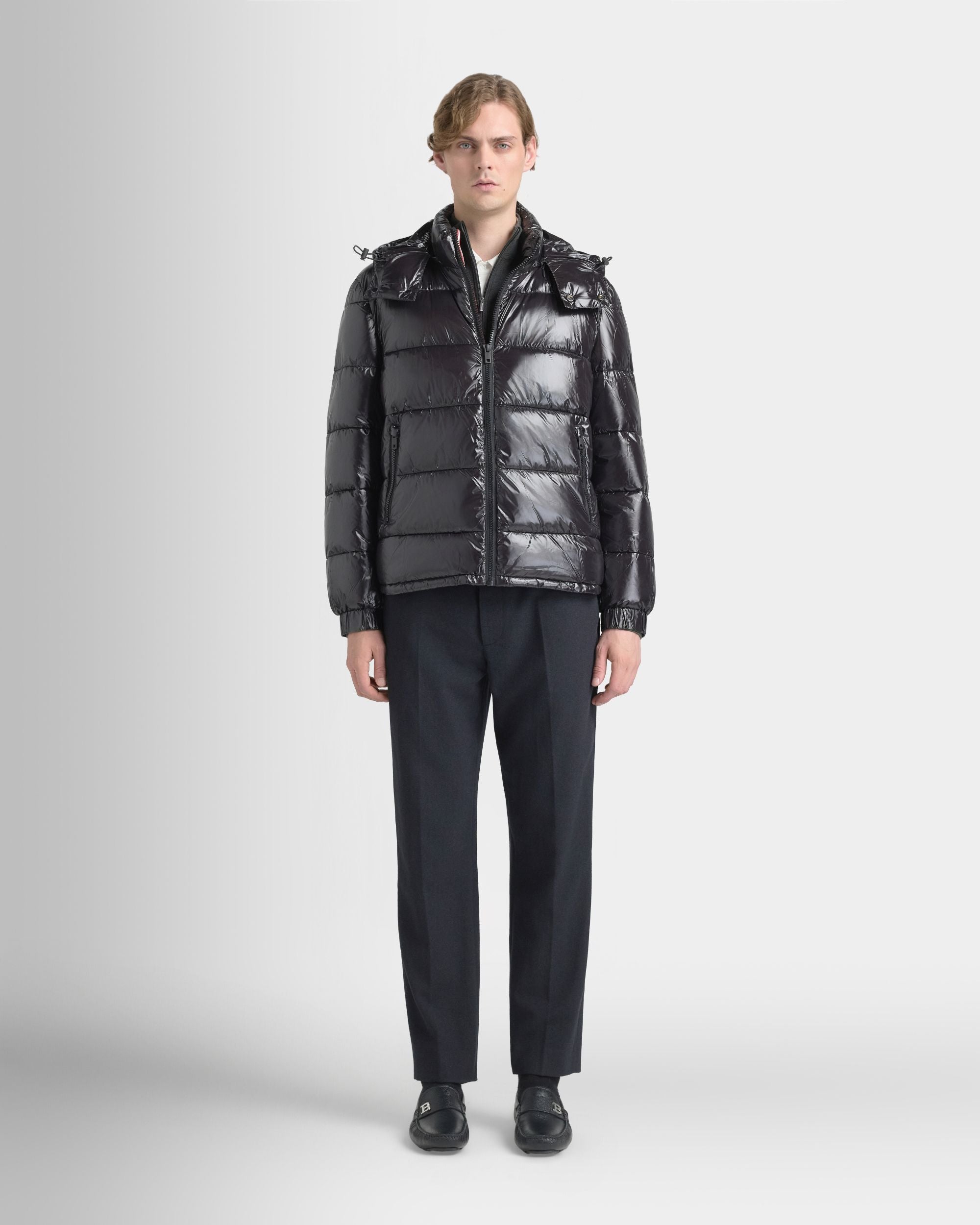 Bally Global - Puffer Jacket in Black Nylon - Black