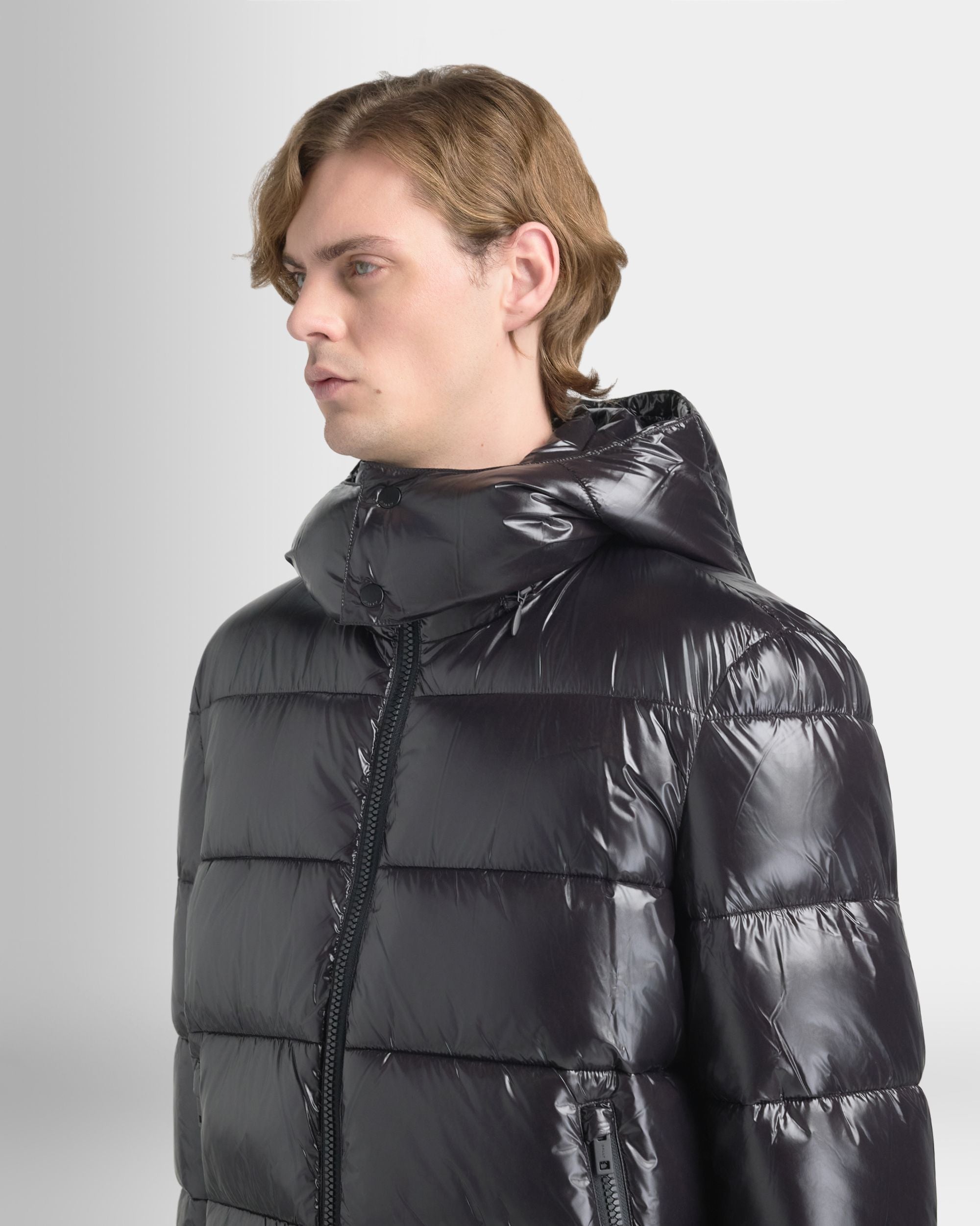 Bally Global - Puffer Jacket in Black Nylon - Black