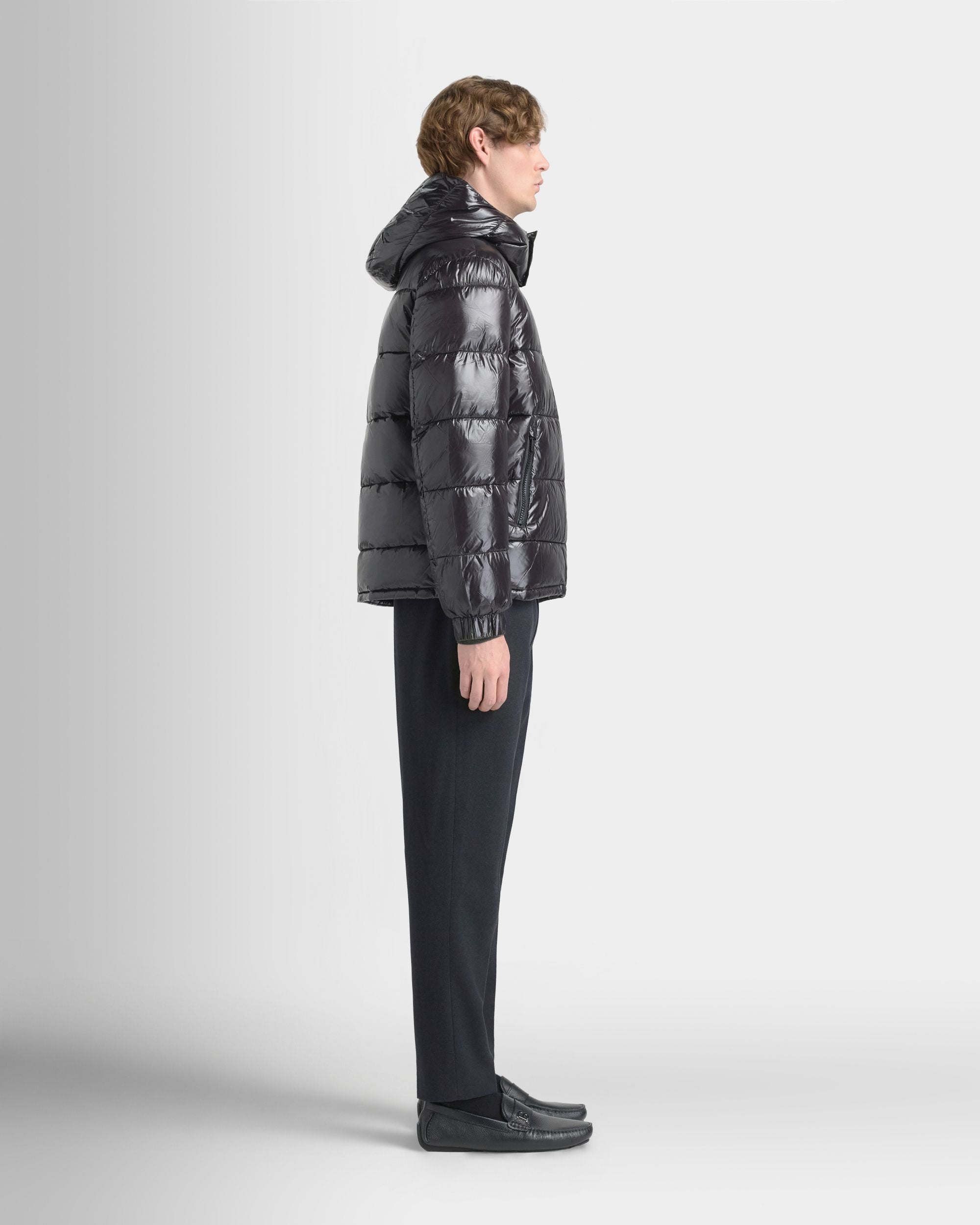 Bally Global - Puffer Jacket in Black Nylon - Black