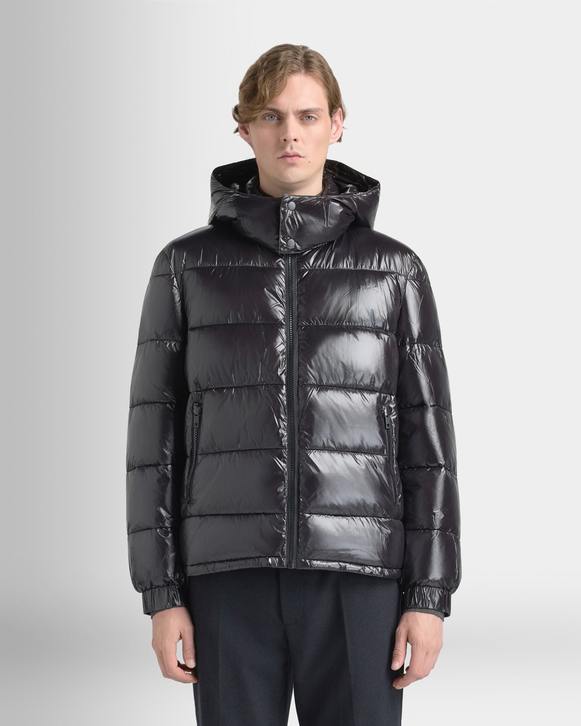 Bally Global - Puffer Jacket in Black Nylon - Black