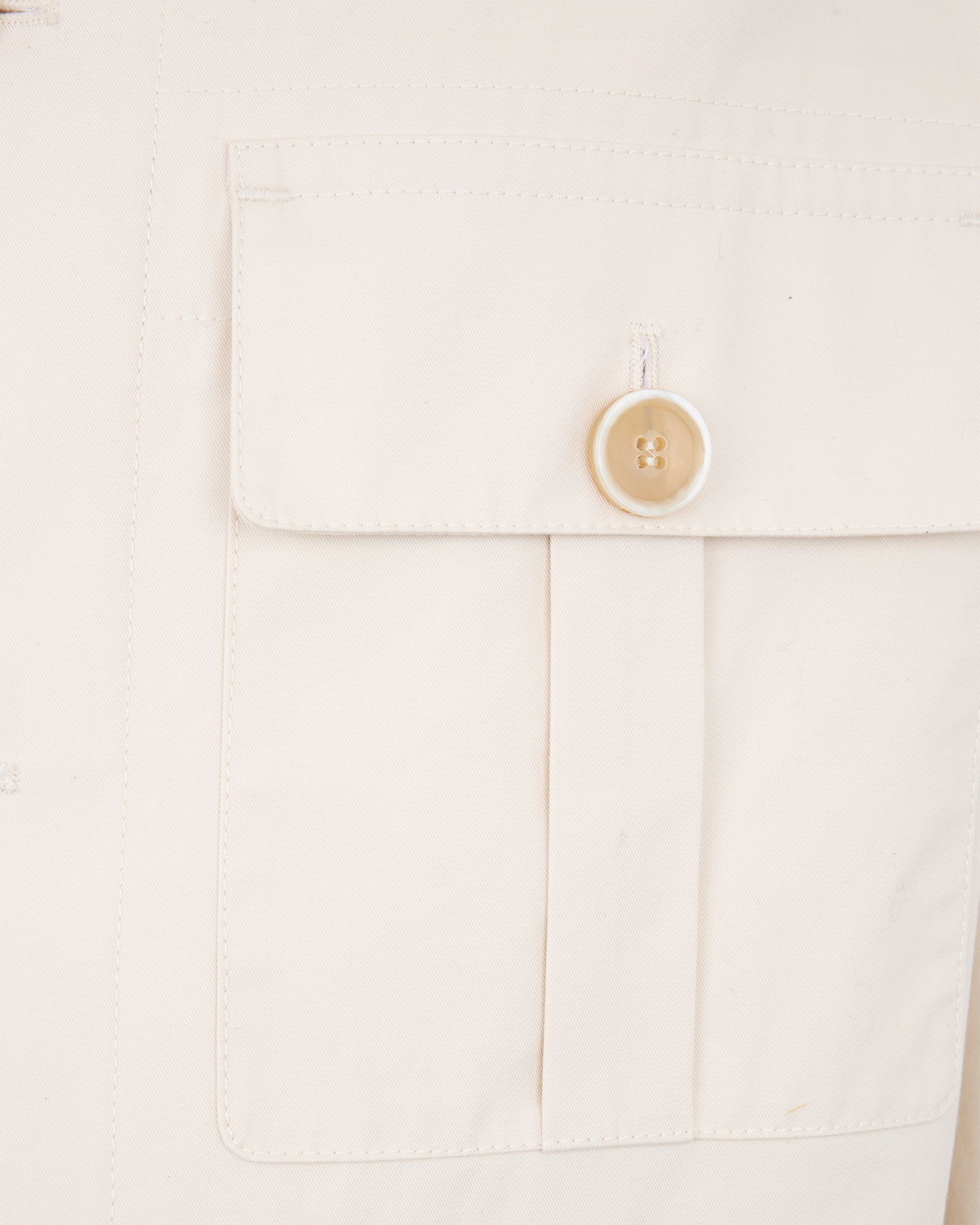 Bally Global - Veste saharienne de la collection Tennis en coton ivoire - Blanc