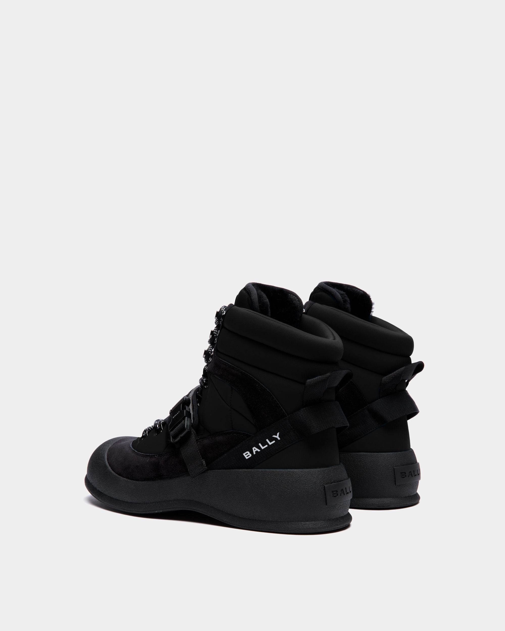 Bally Global - Bota Frei De Nailon Negro - Negro