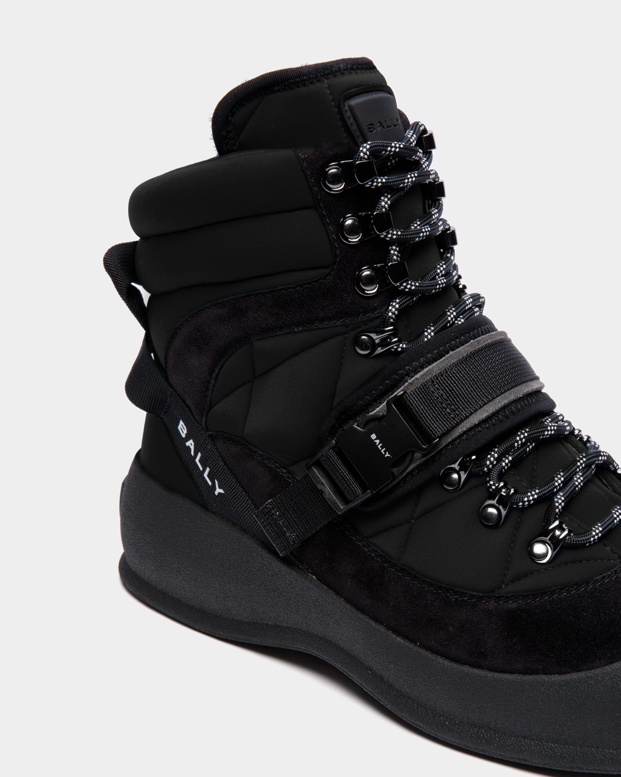 Bally Global - Bota Frei De Nailon Negro - Negro