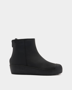 Bottine Bally Curling en cuir noir caoutchouté