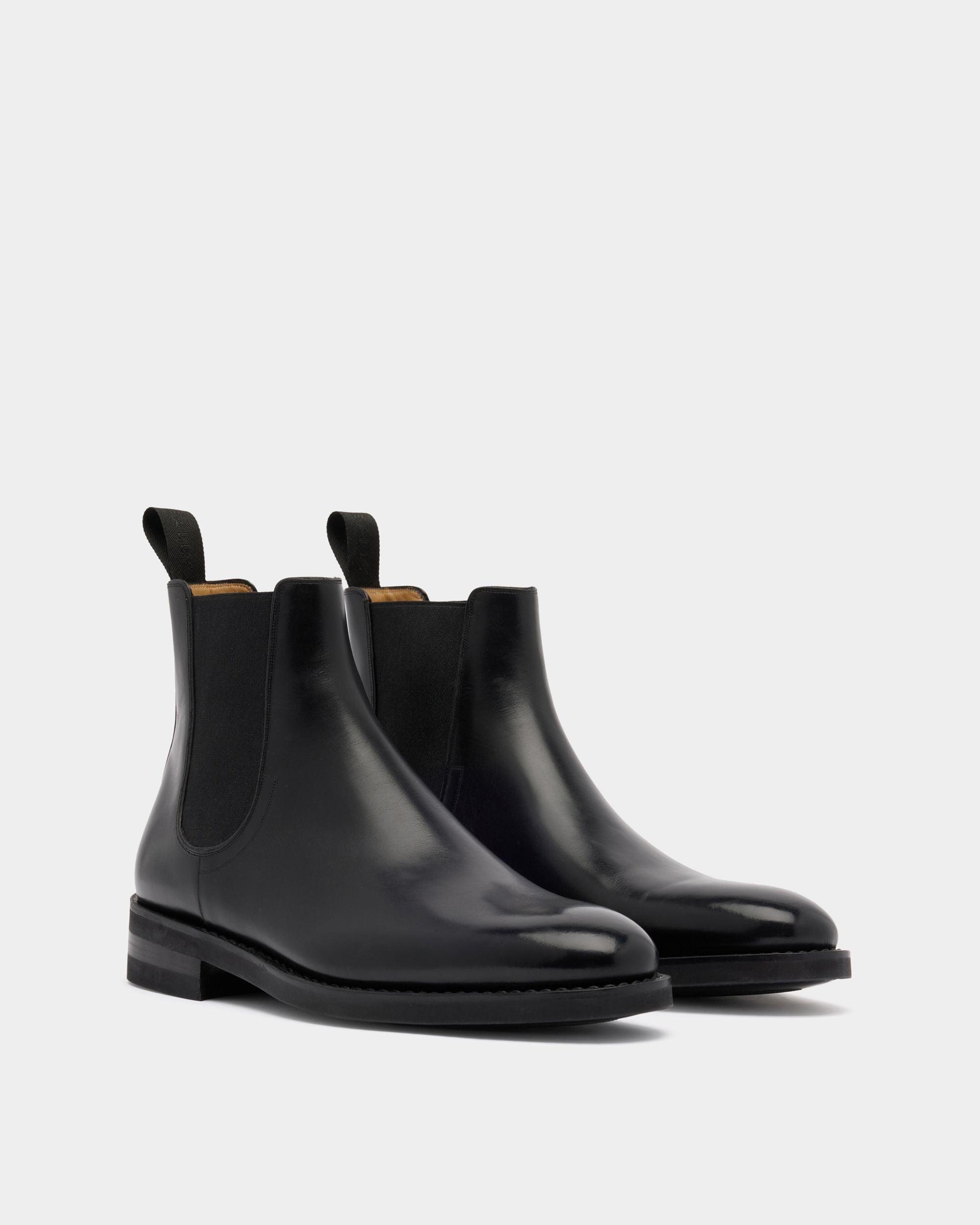 Bally Global - Scribe Un Bootie in Black Leather - Black
