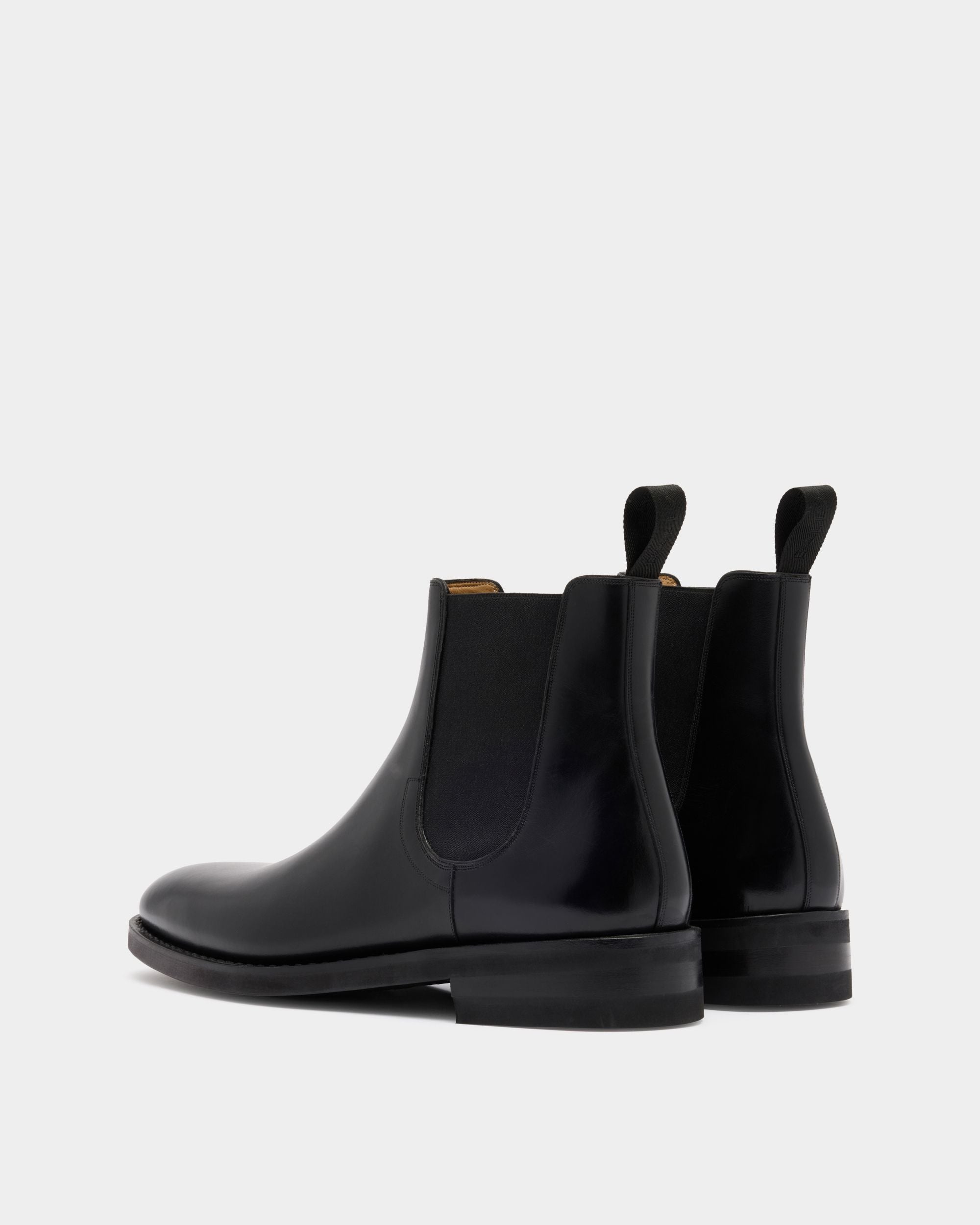 Bally Global - Scribe Un Bootie in Black Leather - Black