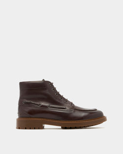 B-Lug Bootie in Ebano Leather