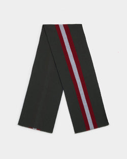 Scarf in Military Green Wool