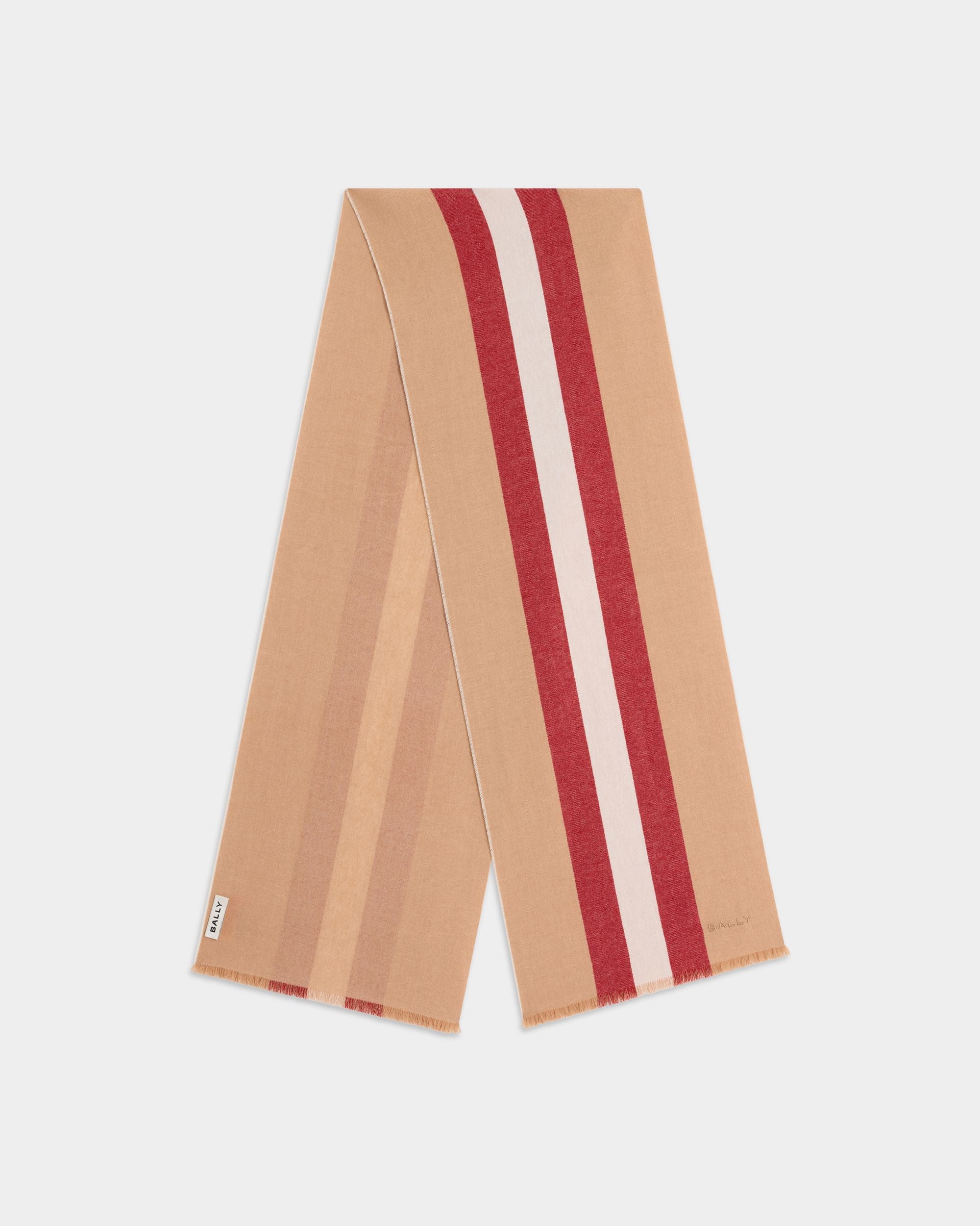 Bally Global - Scarf in Camel Wool - Beige